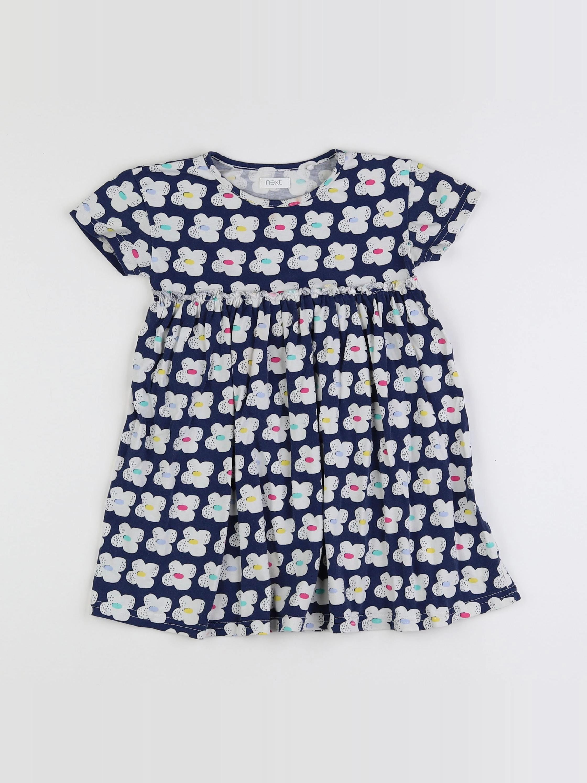 Next - robe bleu - 3 ans