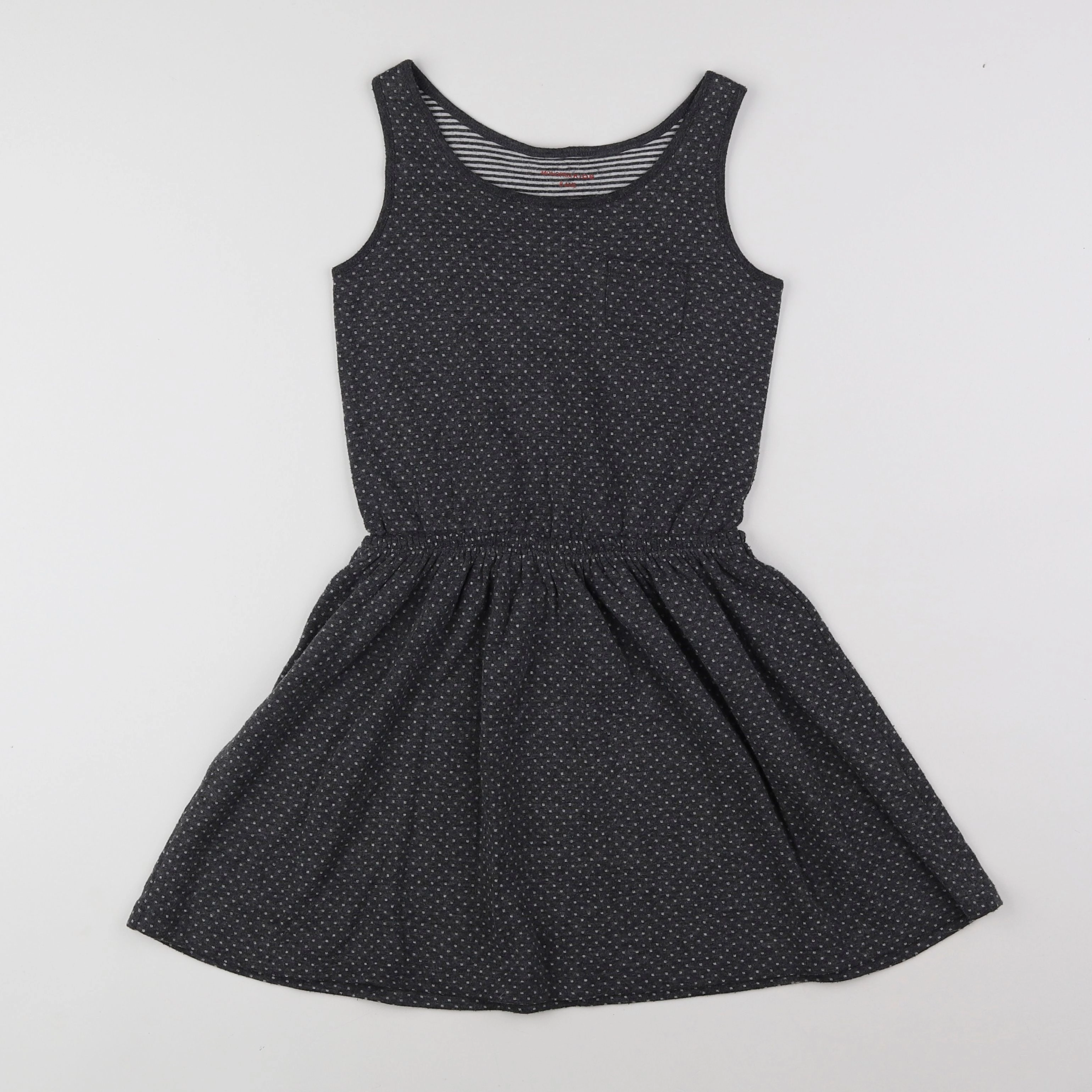 Monoprix - robe gris - 8 ans