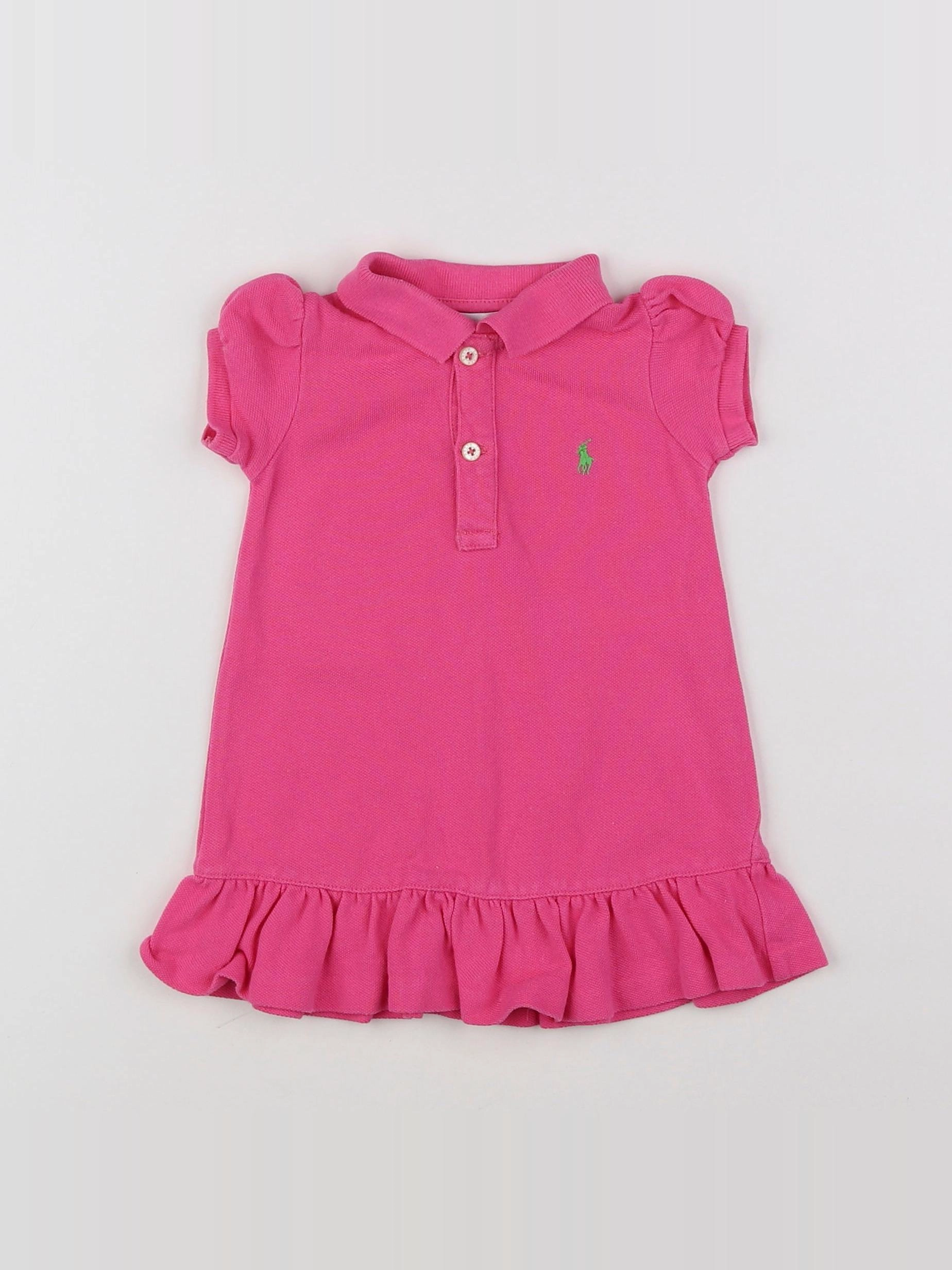 Ralph Lauren - robe rose - 6 mois
