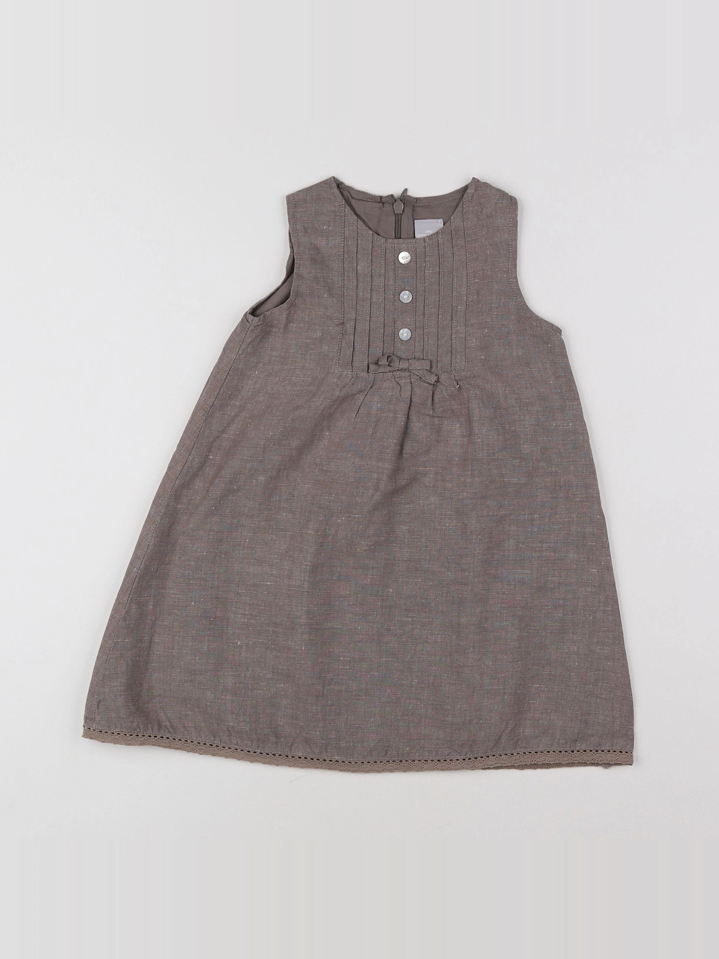 Cyrillus - robe gris - 18 mois