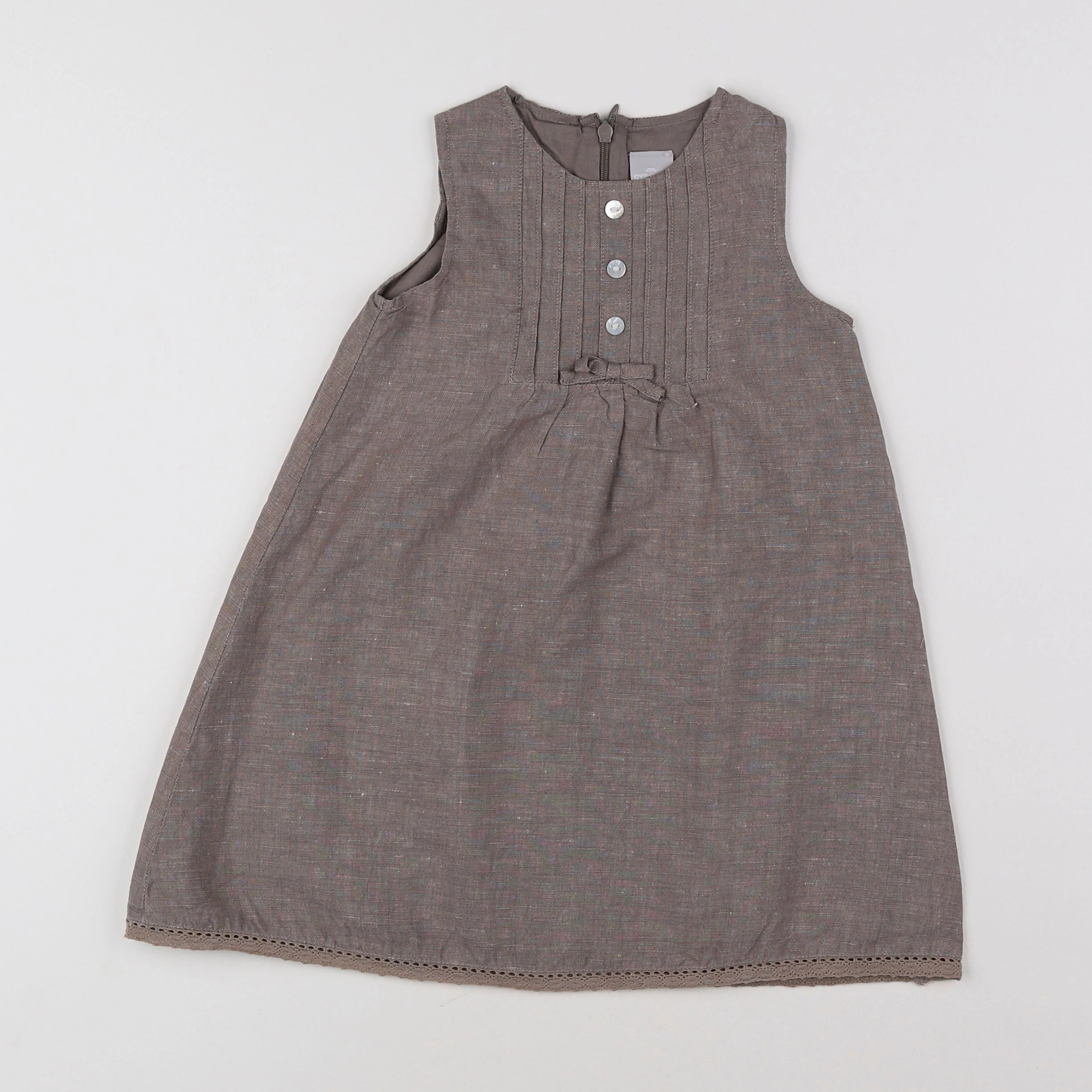 Cyrillus - robe gris - 18 mois
