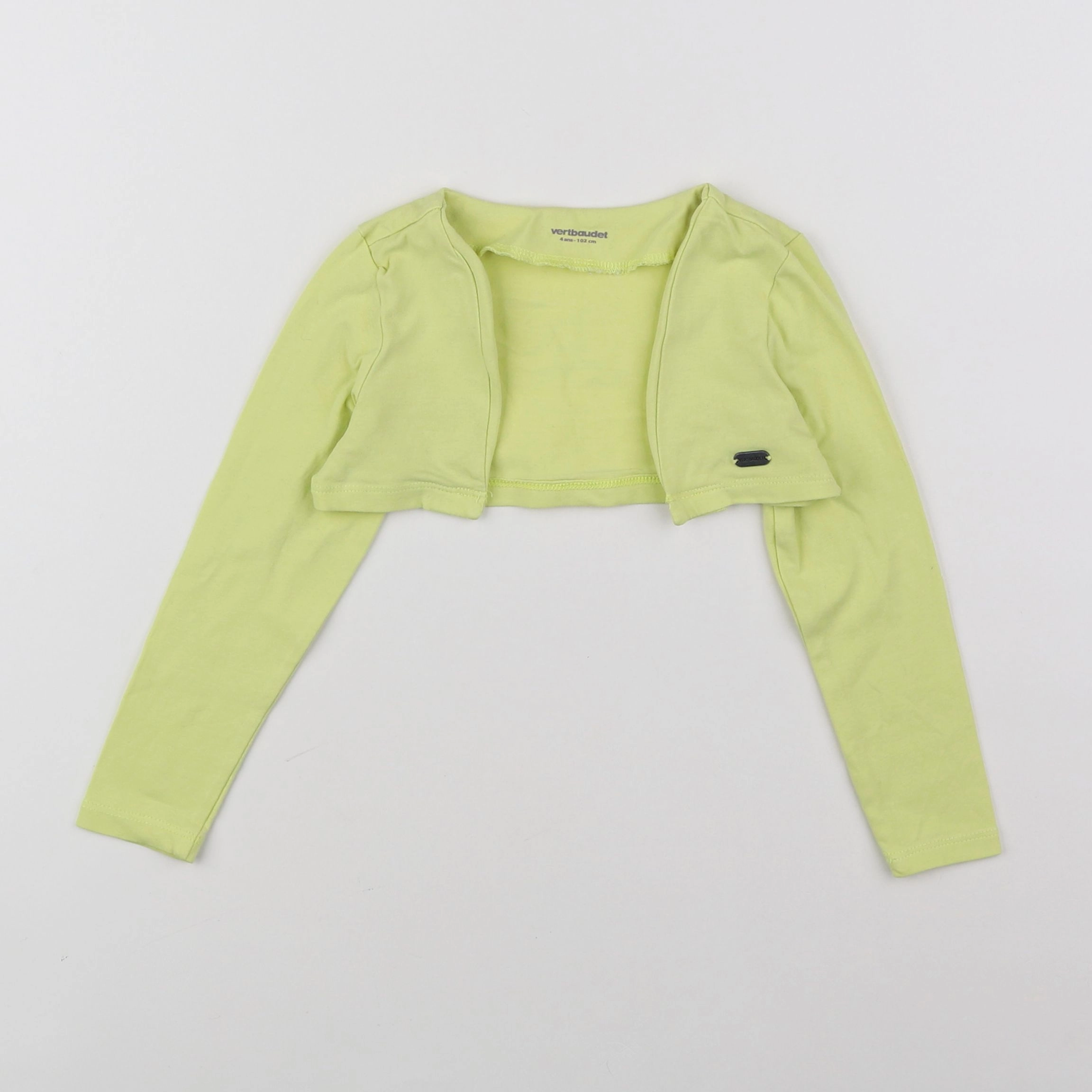 Vertbaudet - sweat jaune - 4 ans