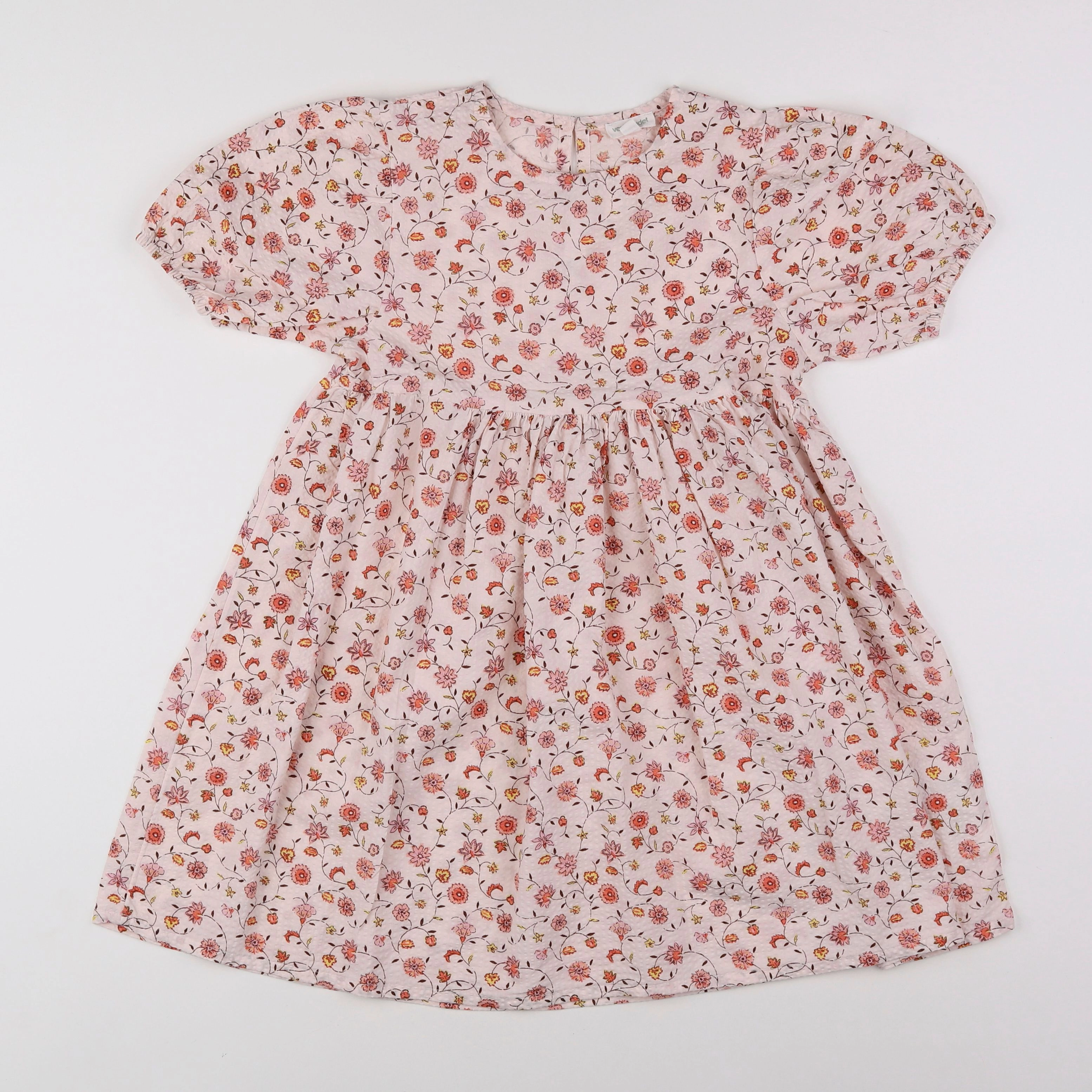 Vertbaudet - robe rose - 7 ans