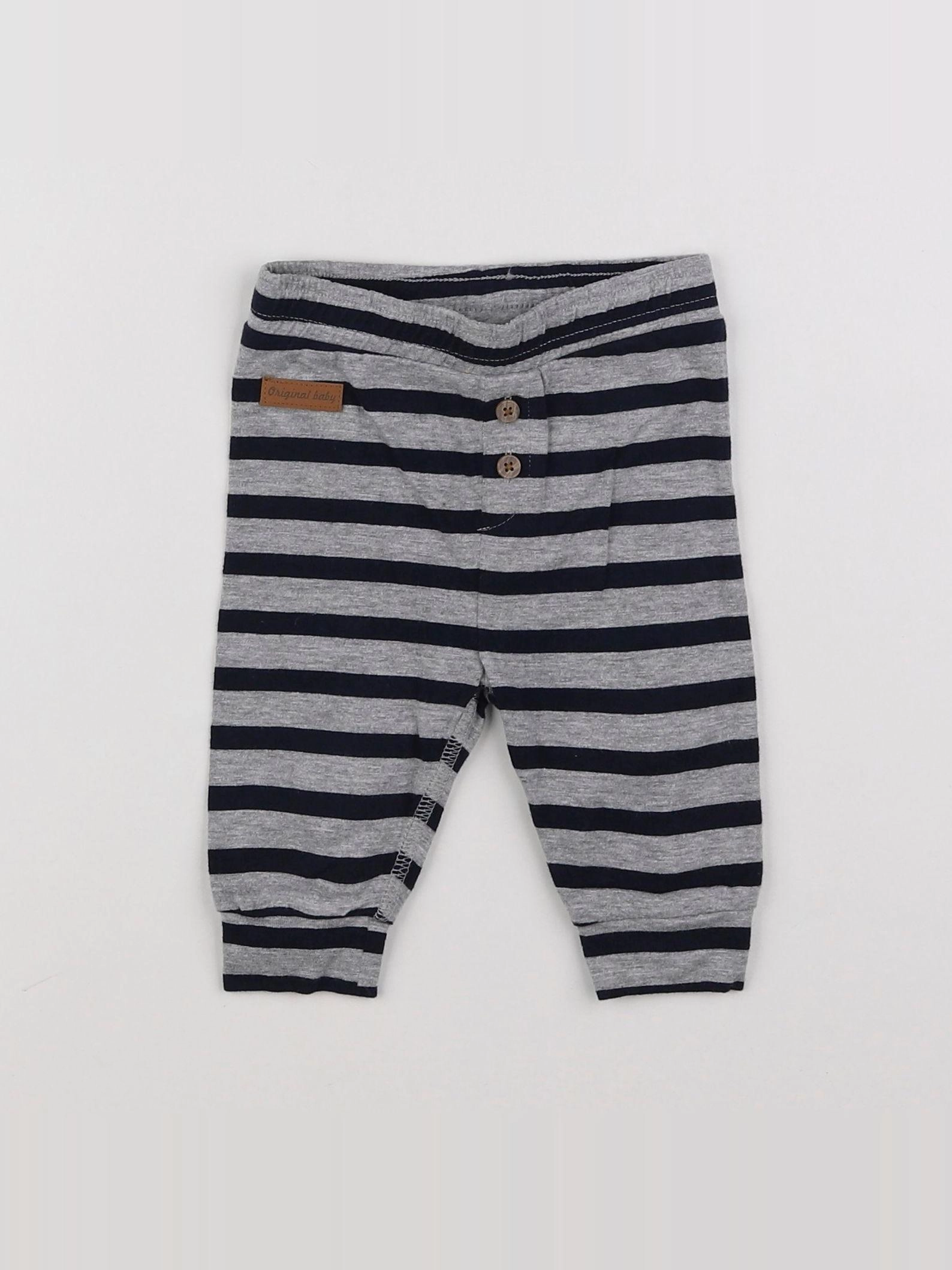 La Redoute - legging gris - 3 mois