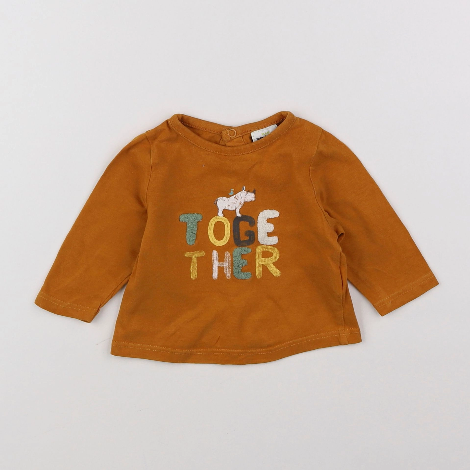 Tape à l'oeil - tee-shirt marron - 3 mois