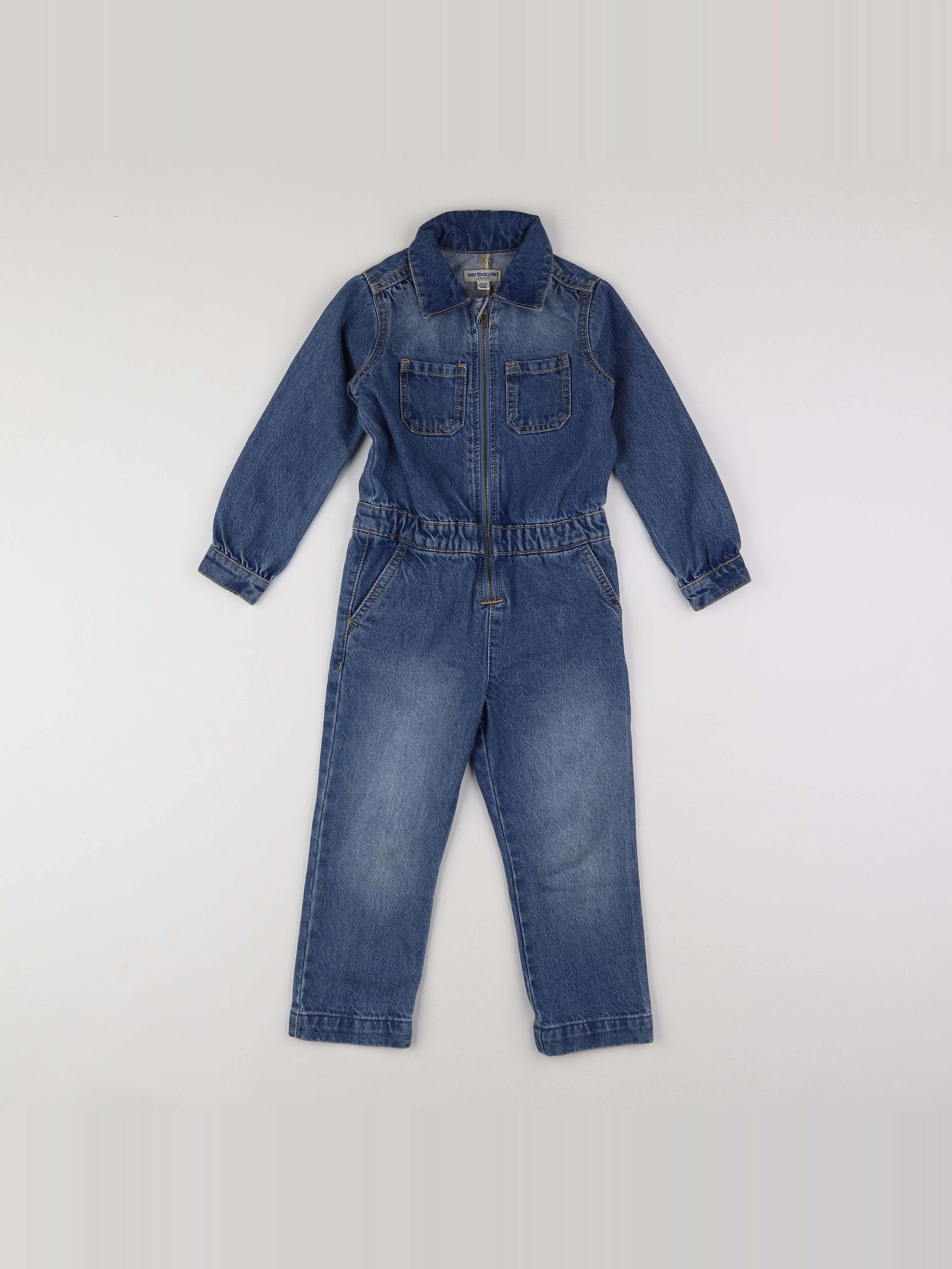 Vertbaudet - combinaison bleu - 4 ans