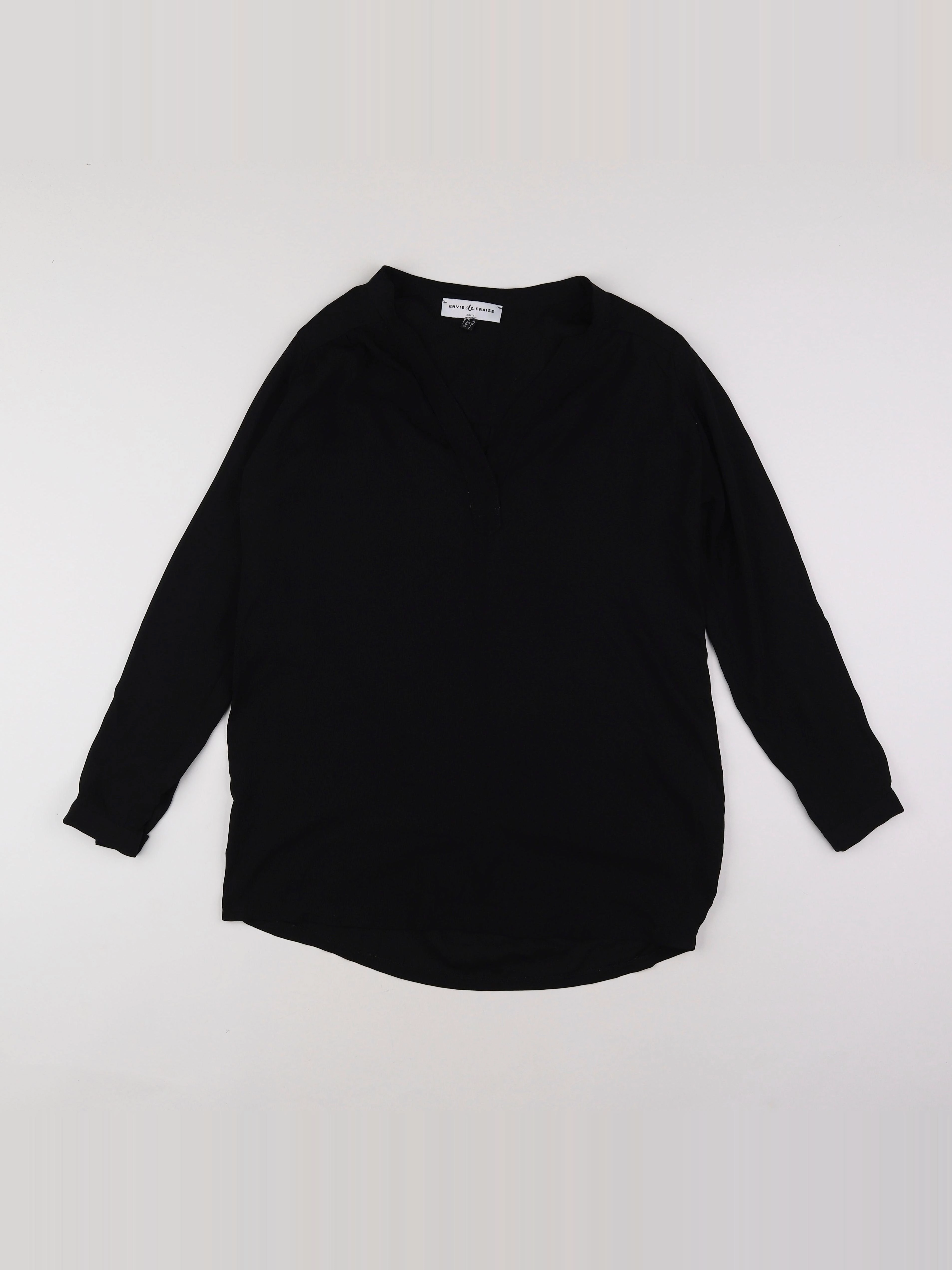 Envie de fraise - blouse grossesse noir - 34