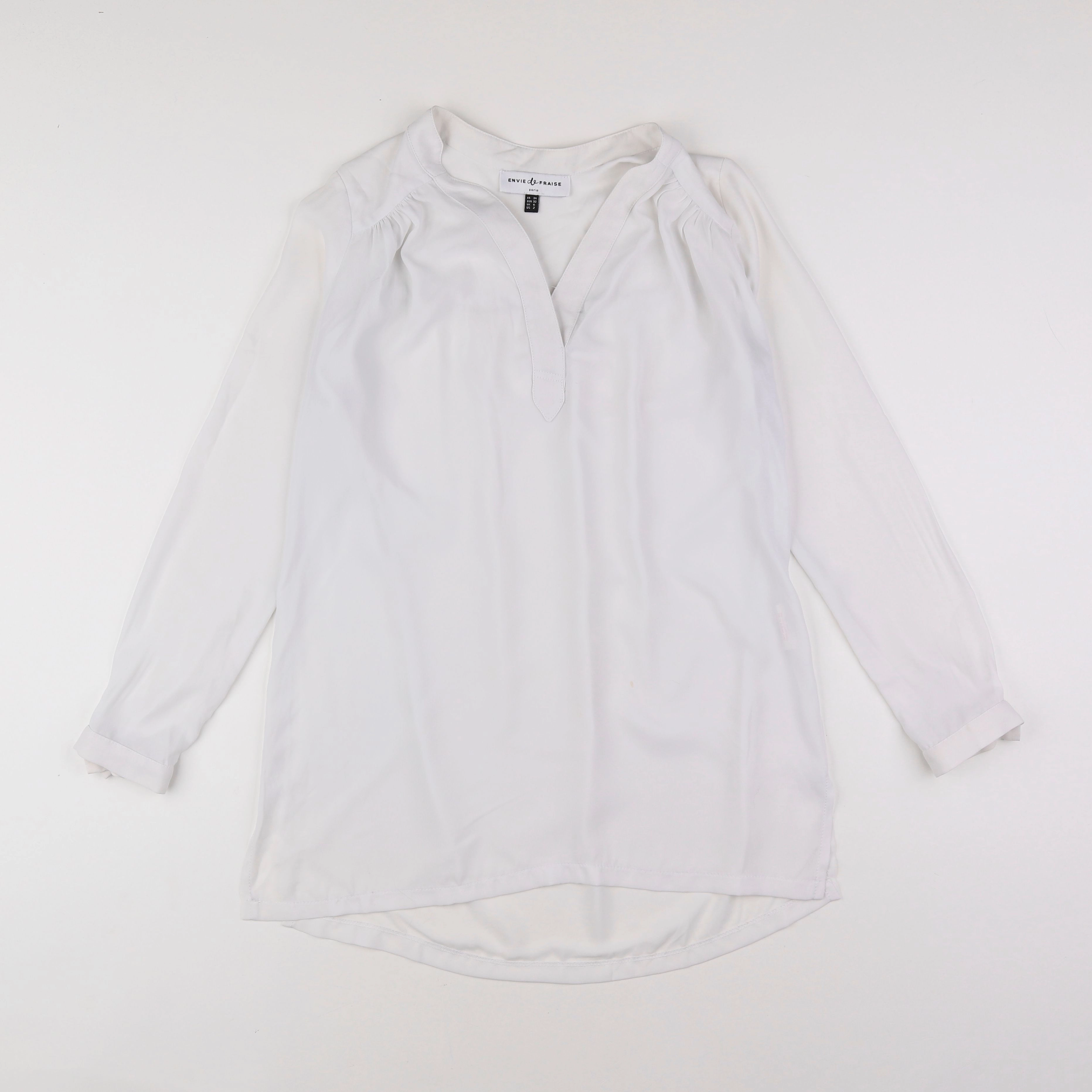 Envie de fraise - blouse grossesse blanc - 34