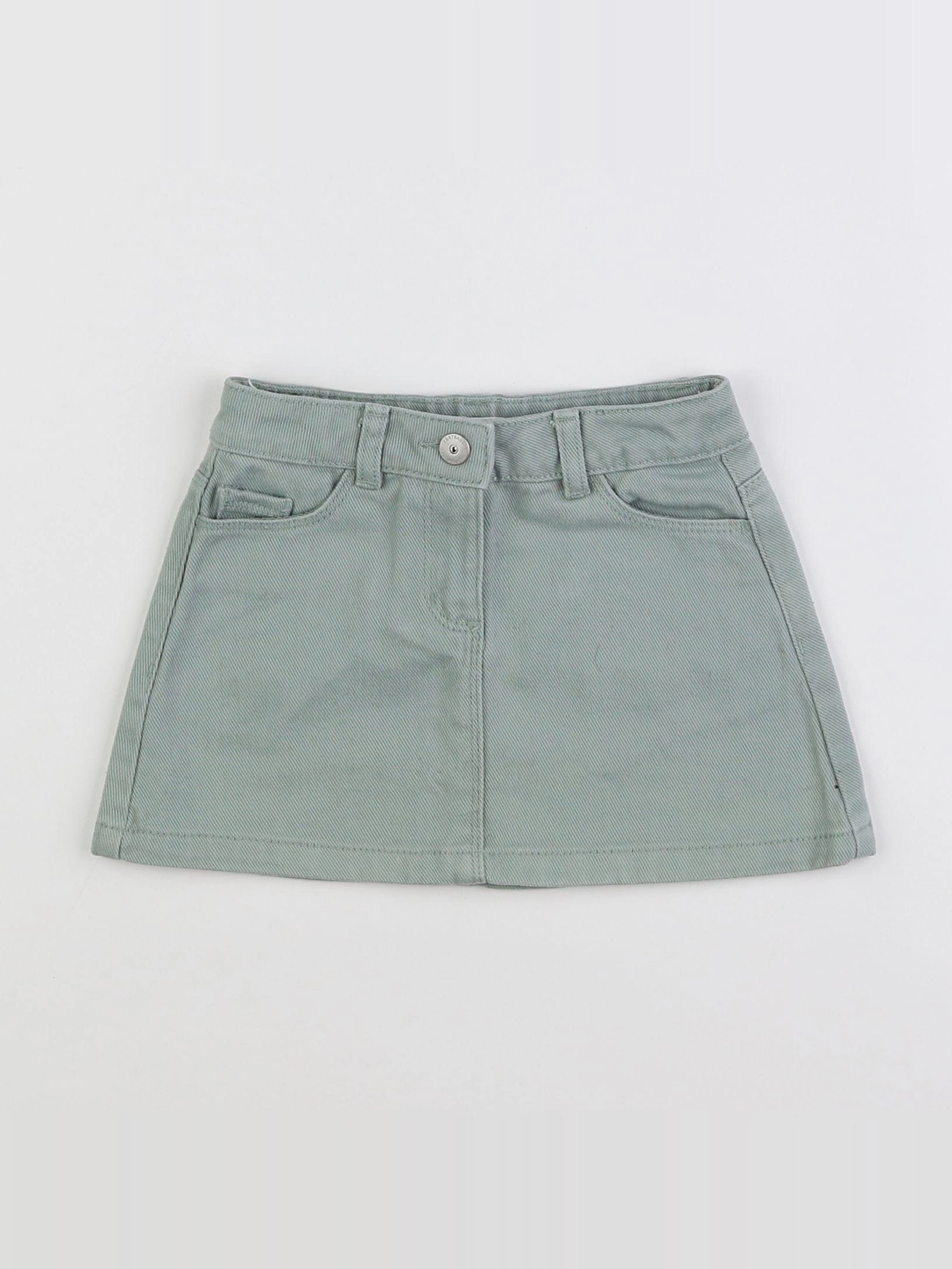 Vertbaudet - jupe vert - 3 ans