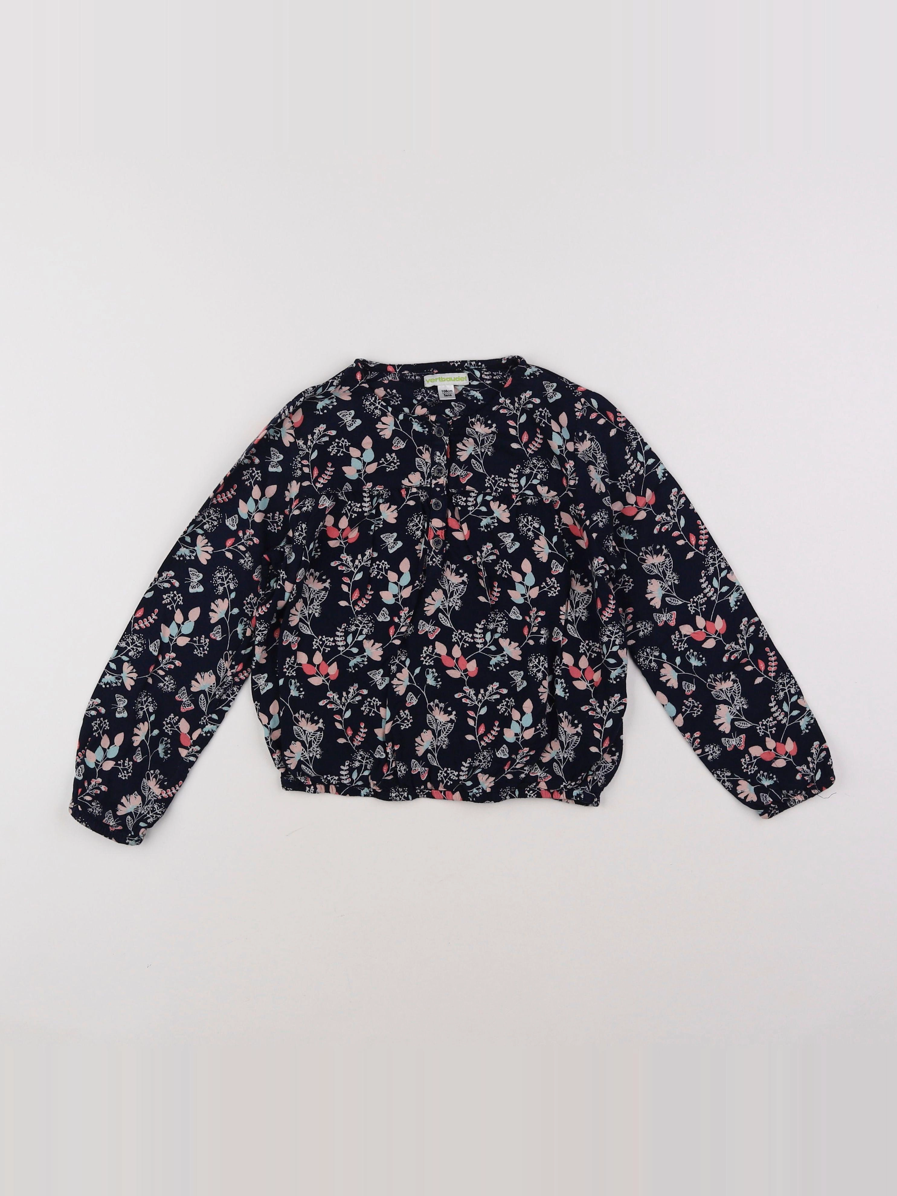 Vertbaudet - blouse bleu - 5 ans