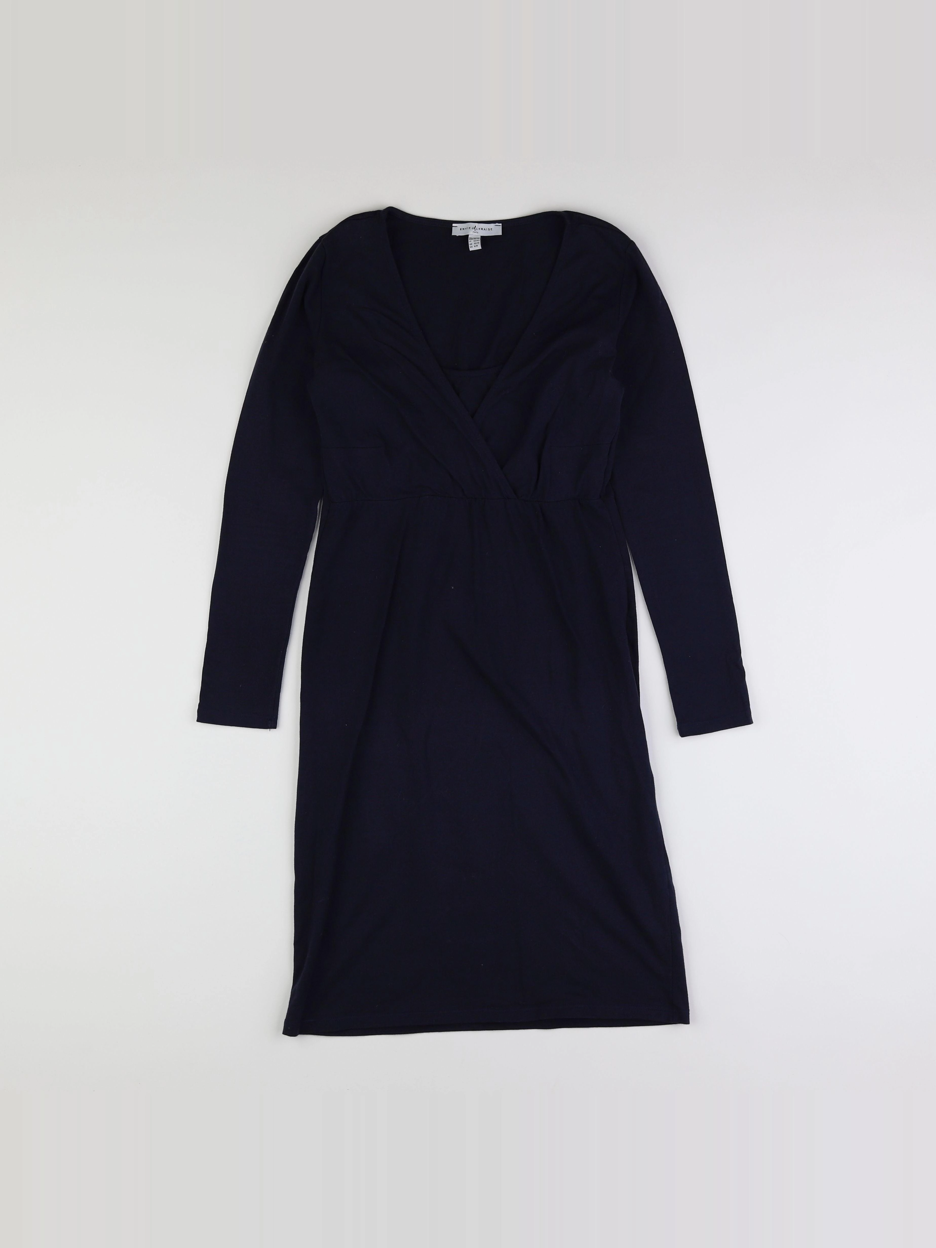 Envie de fraise - robe allaitement bleu - 38 à 40
