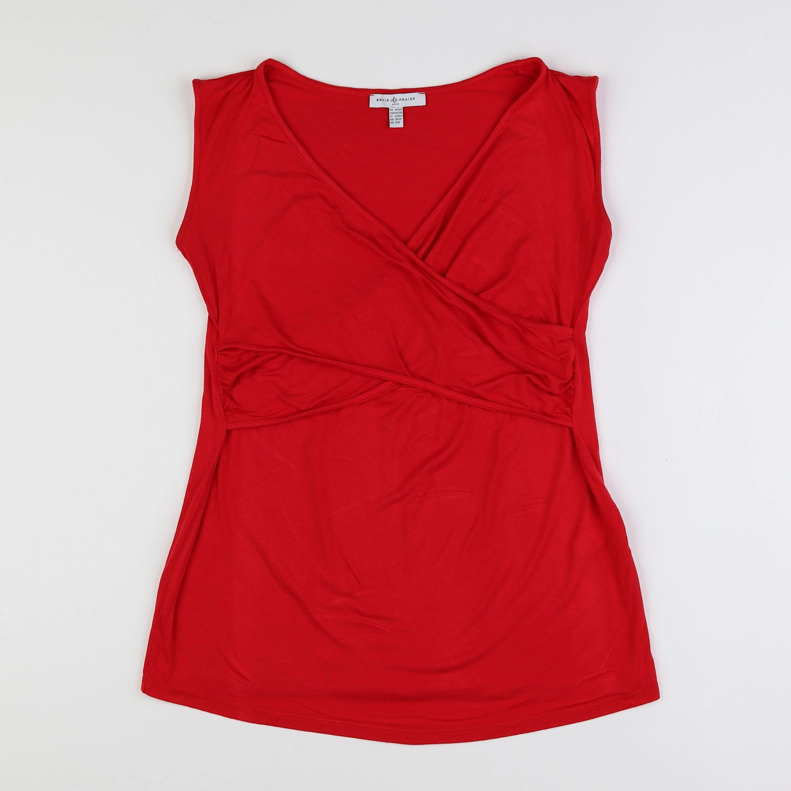 Envie de fraise - tee-shirt allaitement rouge - 38 à 40