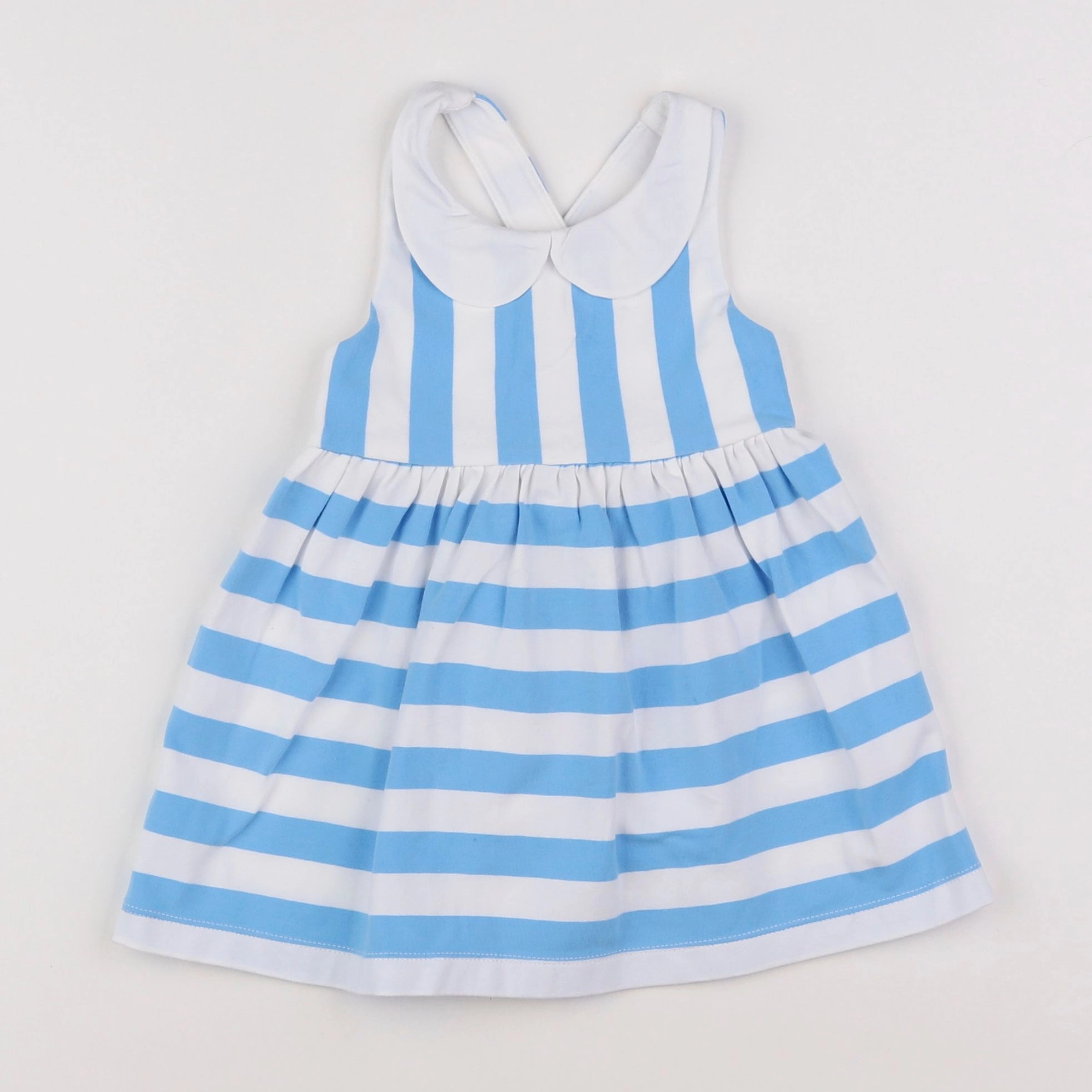 Jacadi - robe bleu, blanc - 18 mois