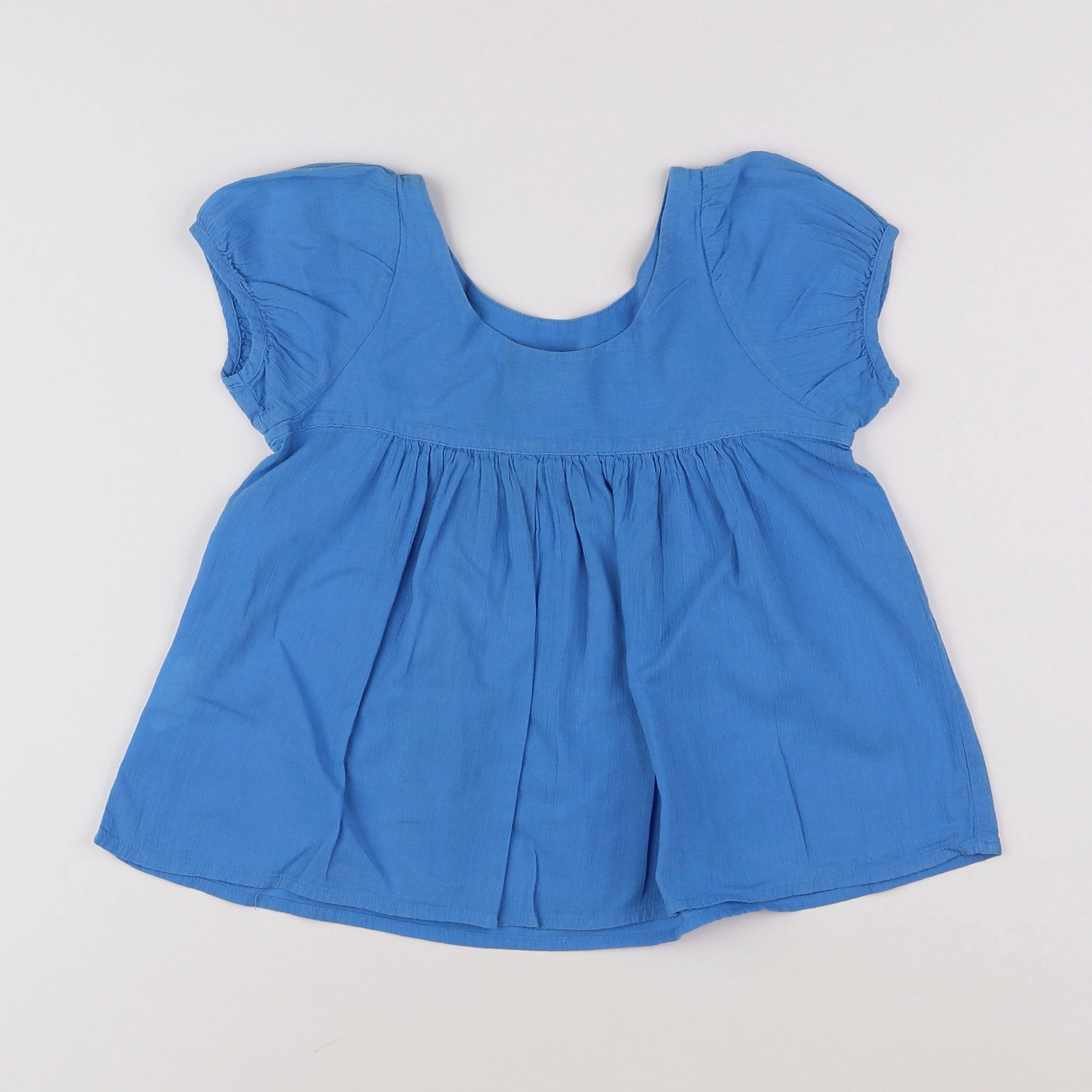 Bonton - blouse bleu - 6 ans