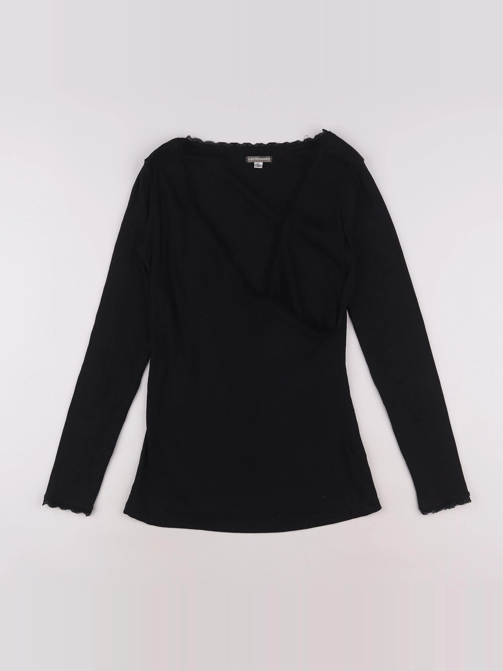 Vertbaudet - tee-shirt grossesse noir - 38 à 40