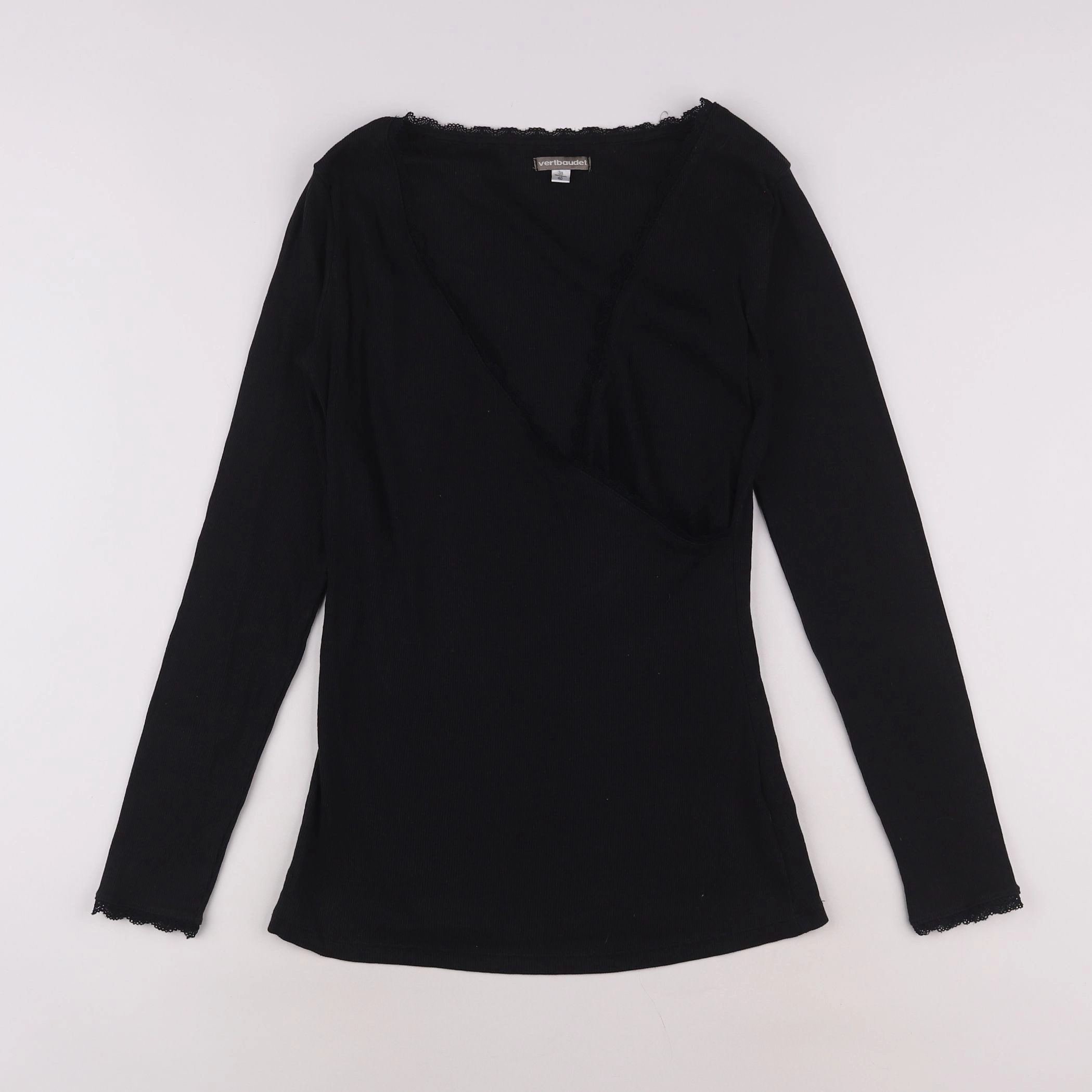 Vertbaudet - tee-shirt grossesse noir - 38 à 40