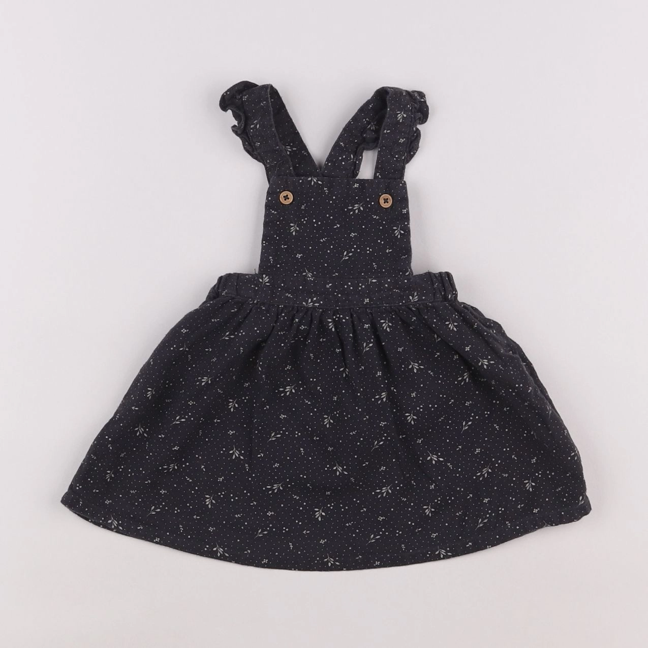 Vertbaudet - robe gris - 6 mois