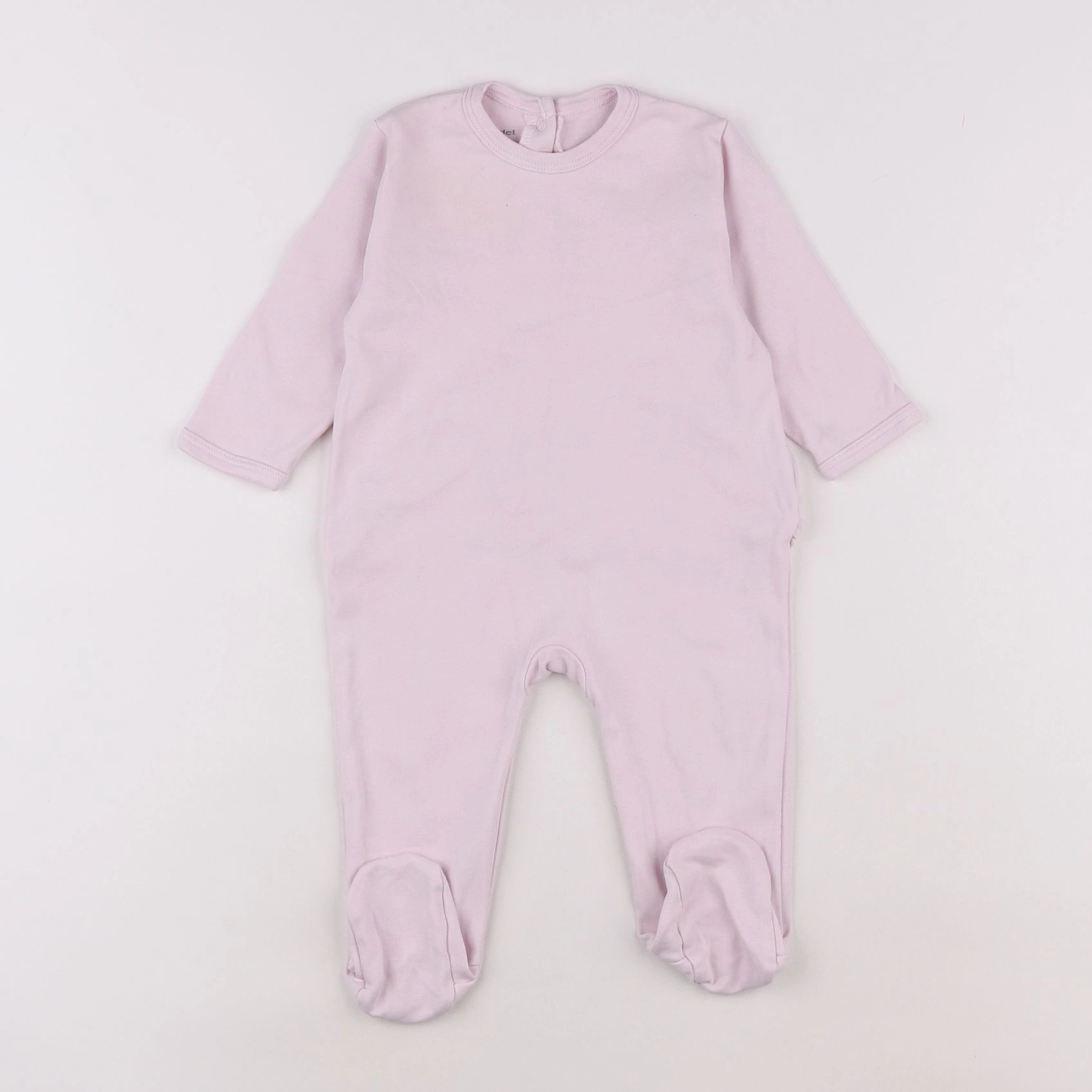 Vertbaudet - pyjama coton rose - 9 mois