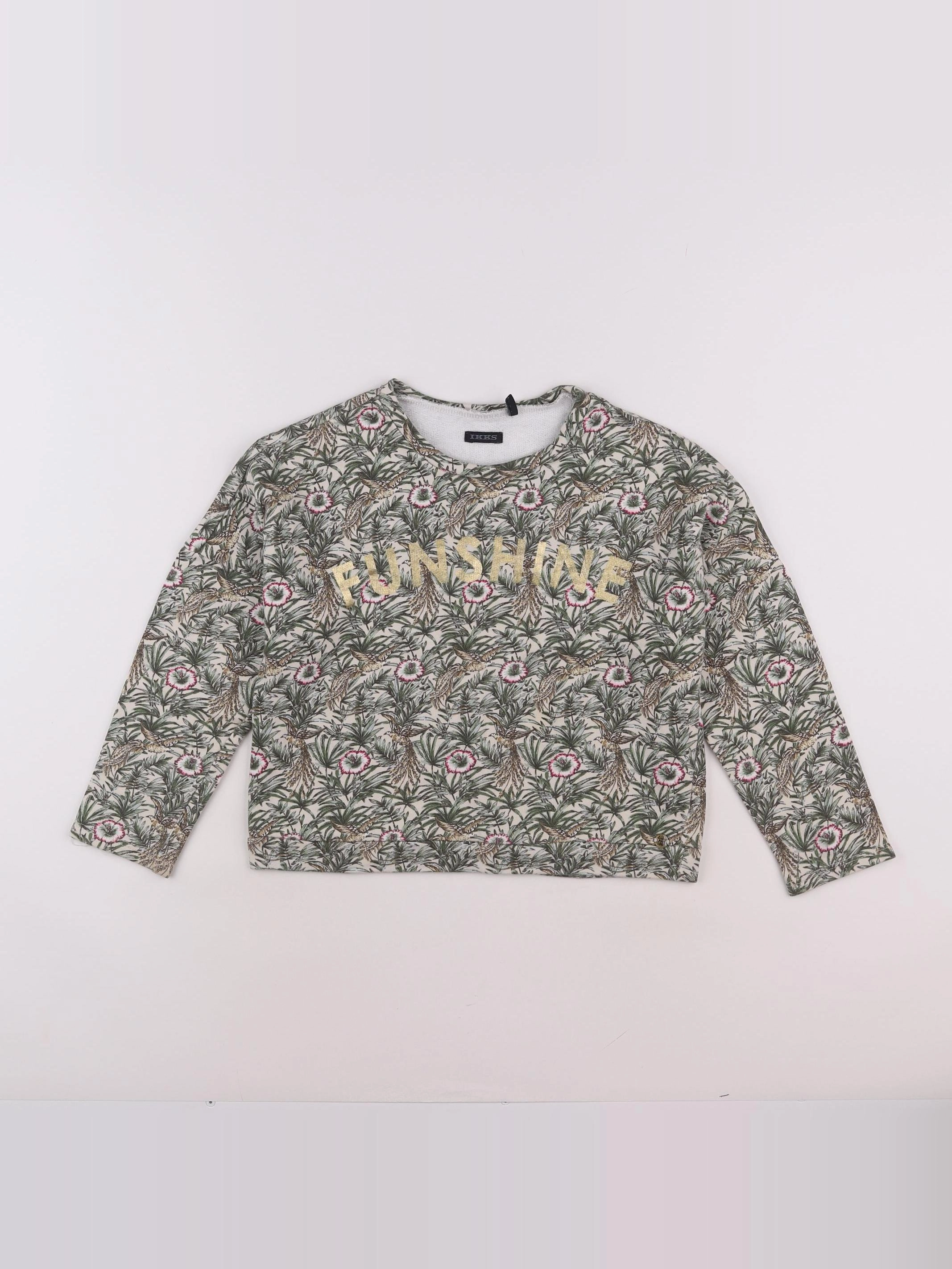 IKKS - sweat vert - 8 ans
