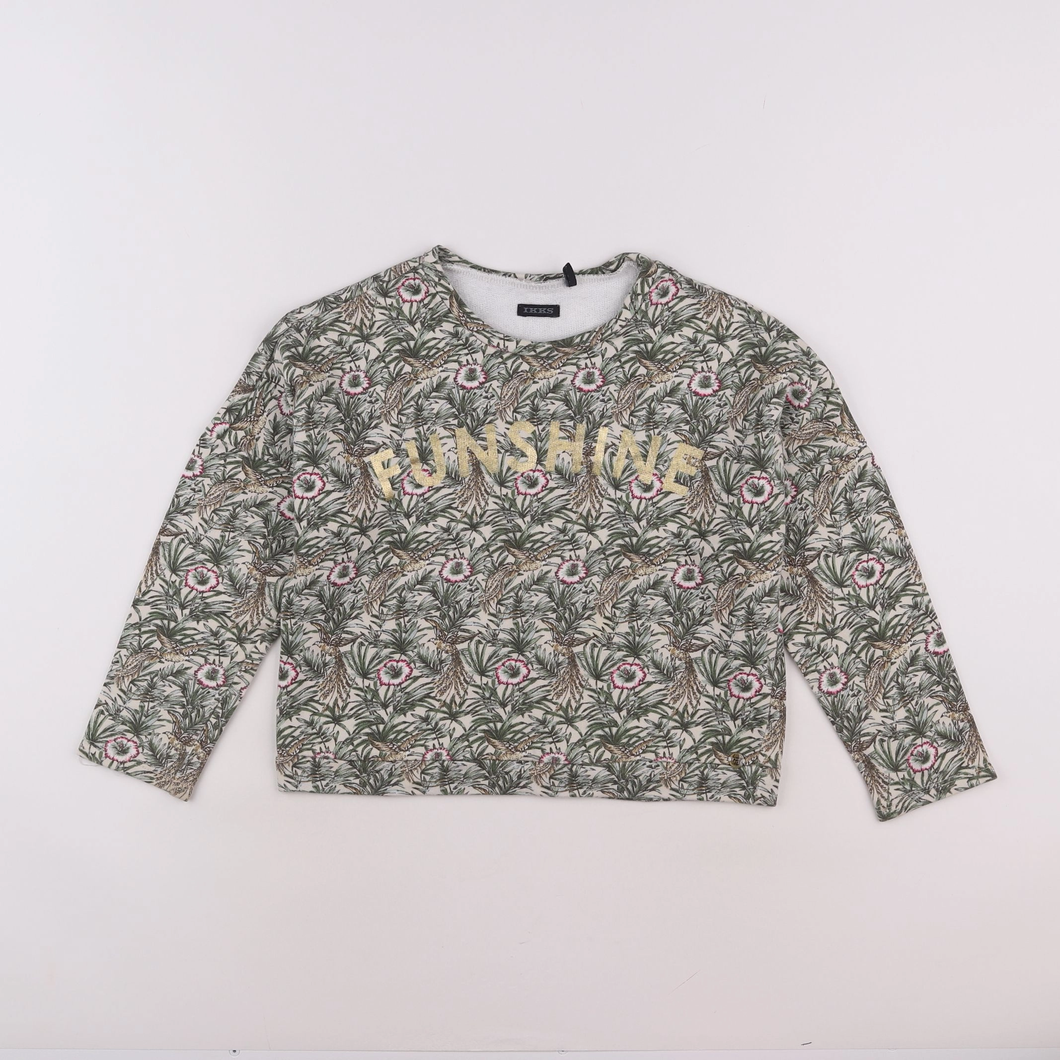 IKKS - sweat vert - 8 ans