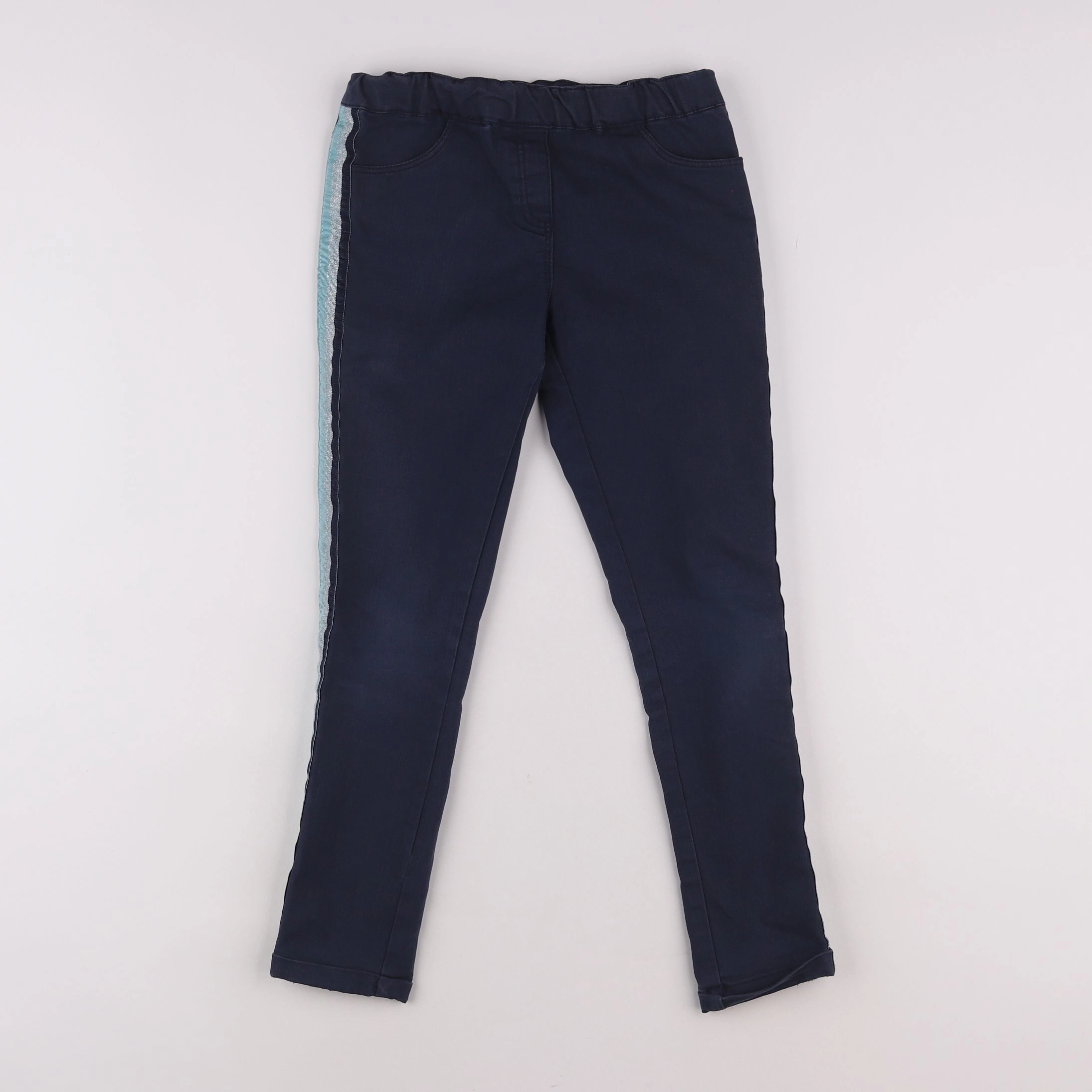 Vertbaudet - jegging bleu - 9 ans