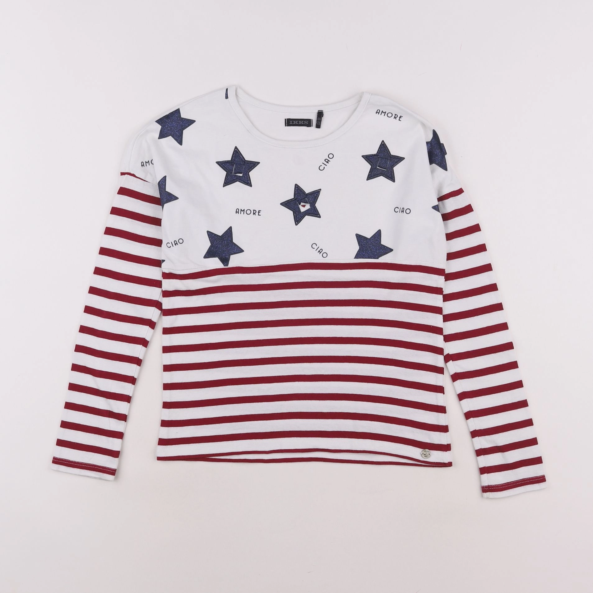 IKKS - tee-shirt rouge - 8 ans