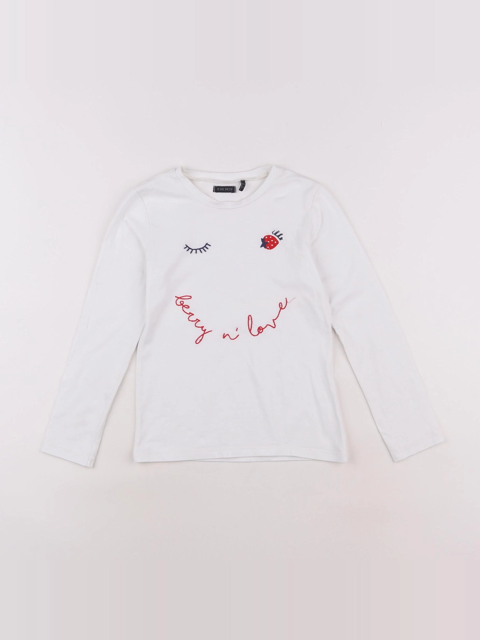 IKKS - tee-shirt blanc - 6 ans