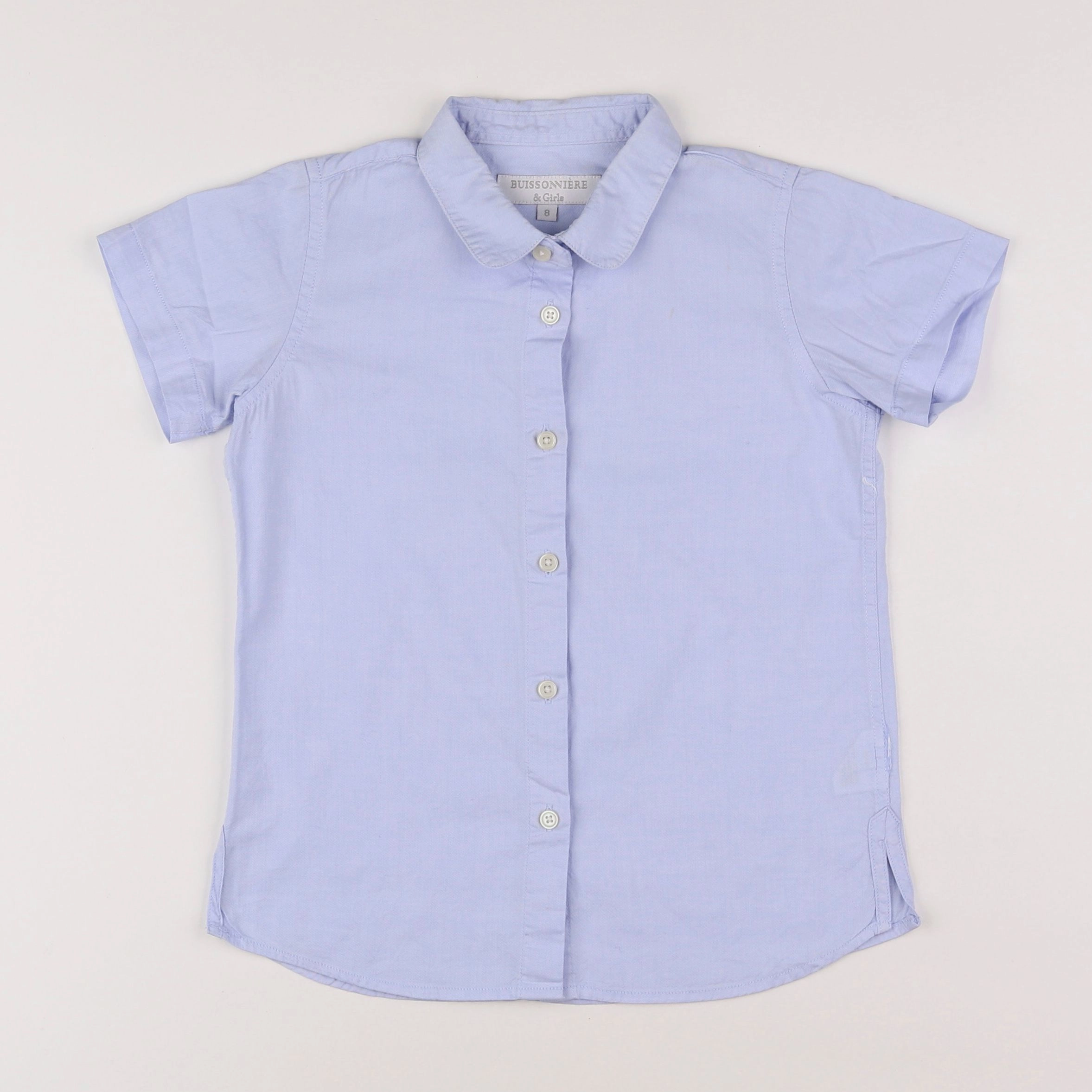 Buissonnière - chemise bleu - 8 ans