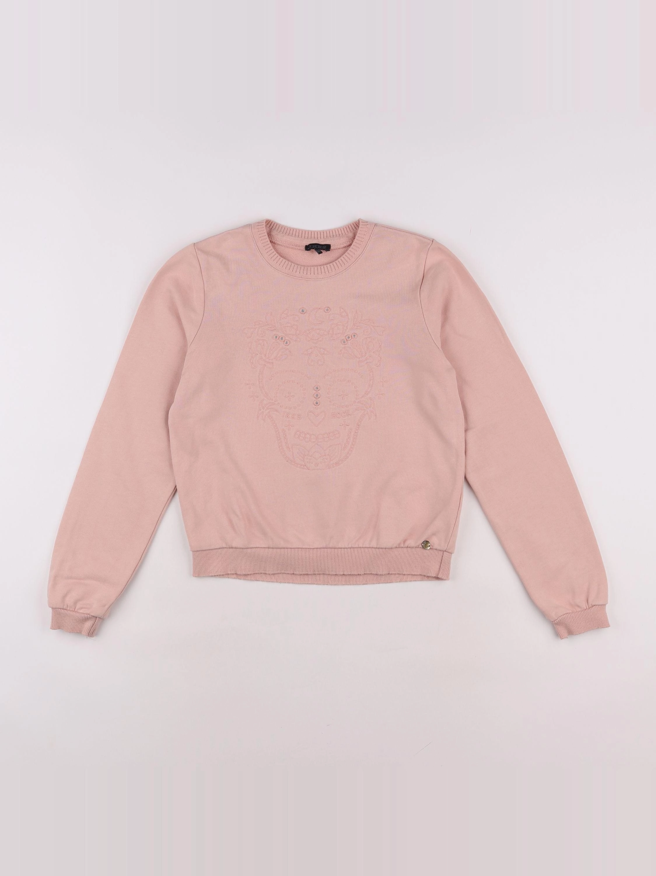 IKKS - sweat rose - 10 ans