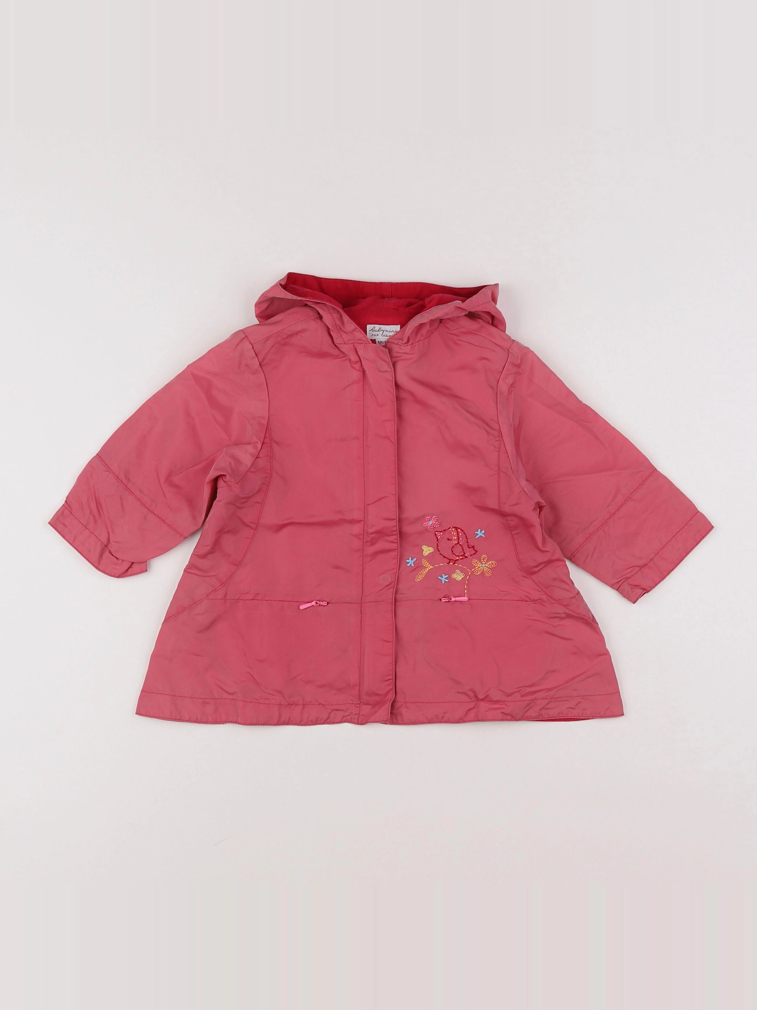 Catimini - coupe-vent rose - 6 mois