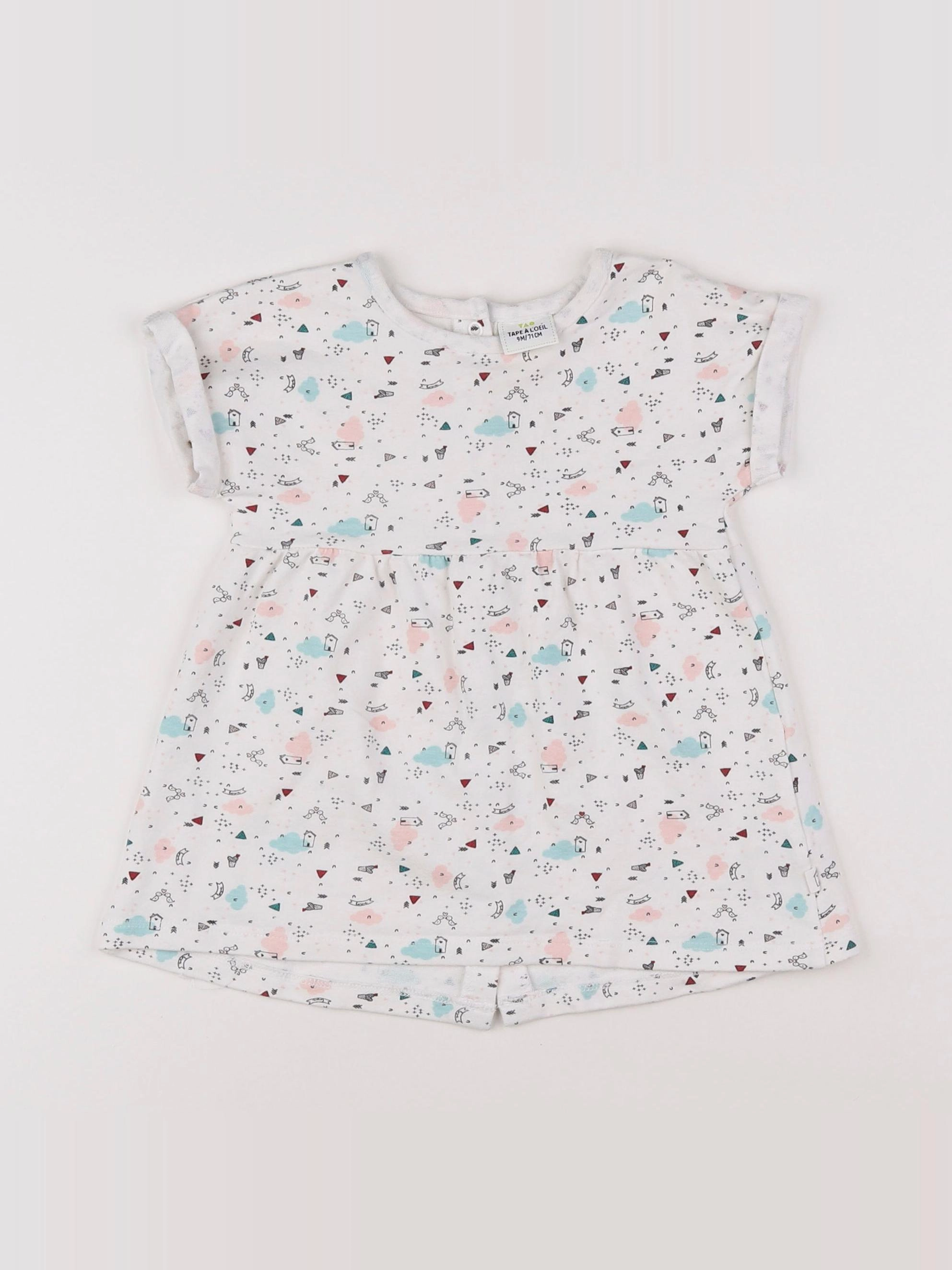 Tape à l'oeil - robe blanc - 9 mois