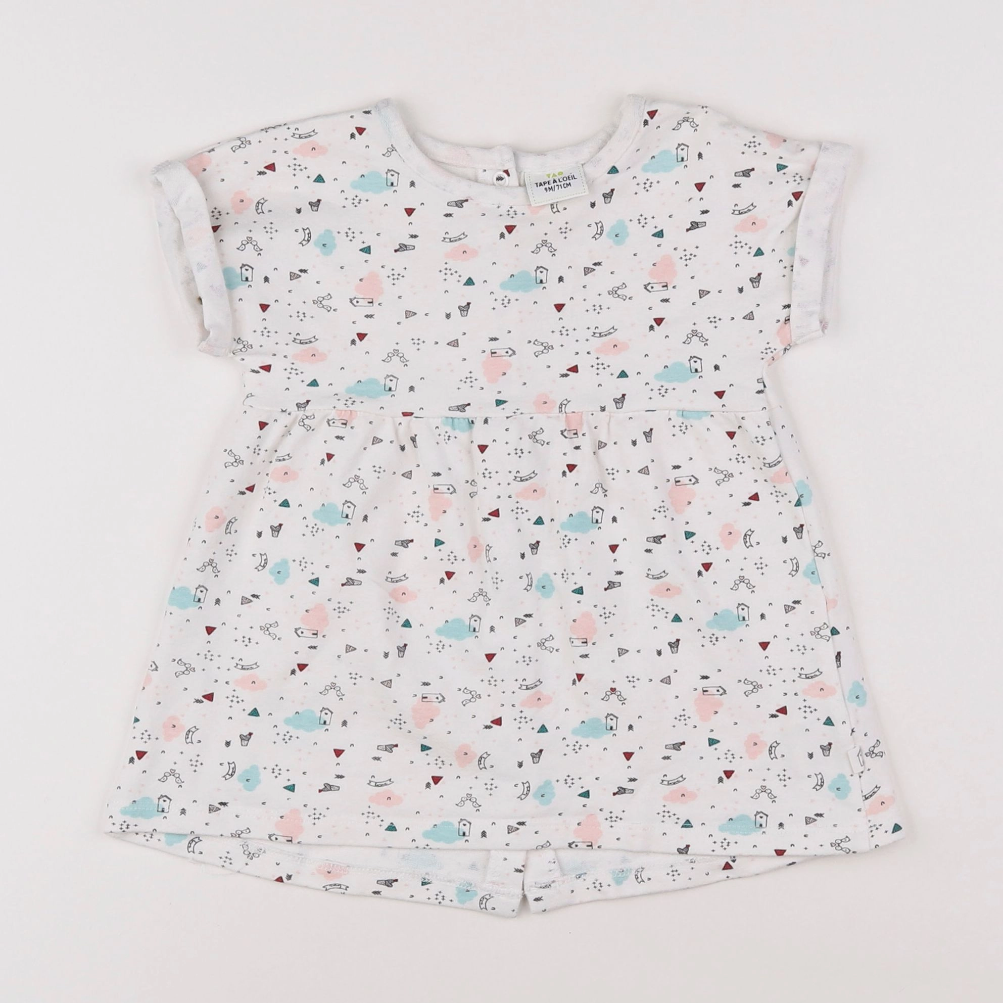 Tape à l'oeil - robe blanc - 9 mois