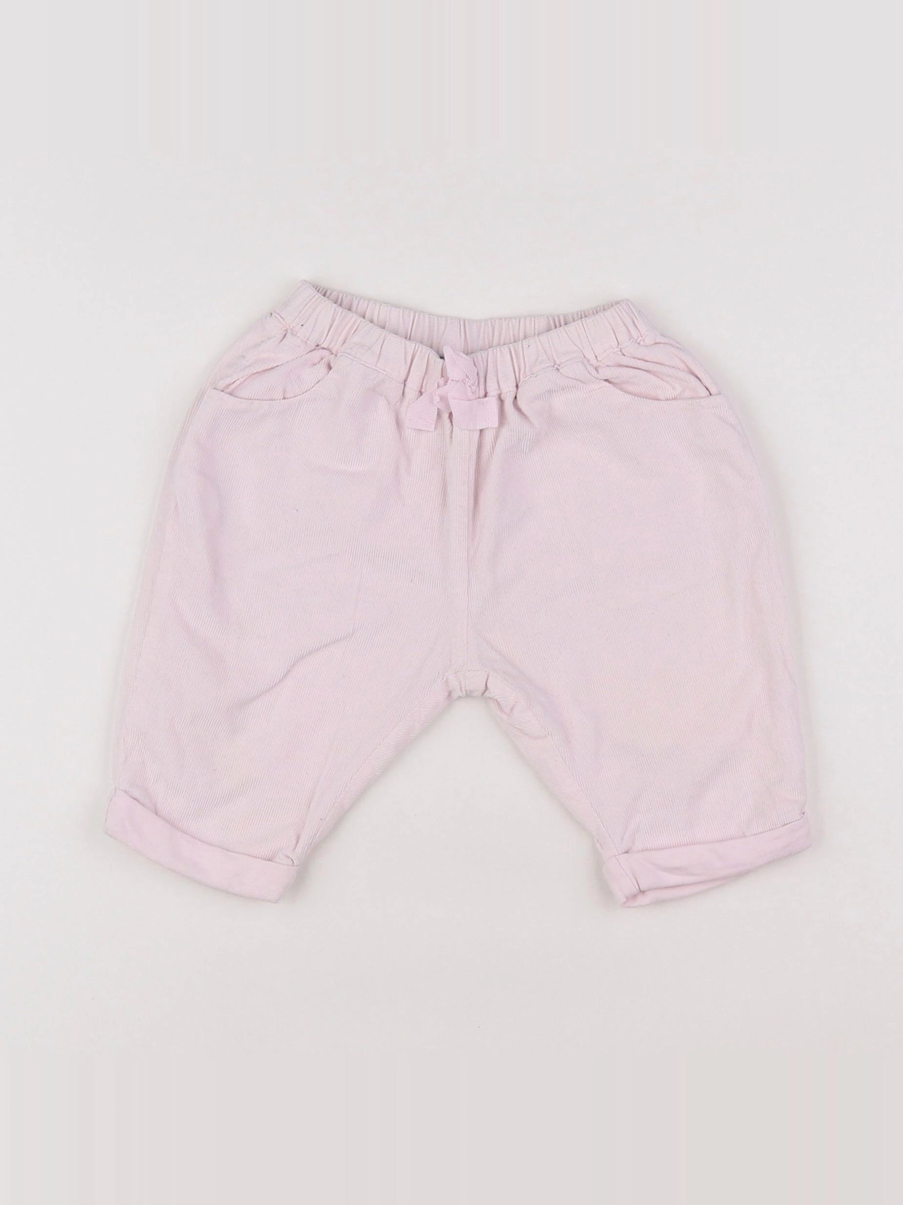 Jacadi - pantalon doublé rose - 6 mois