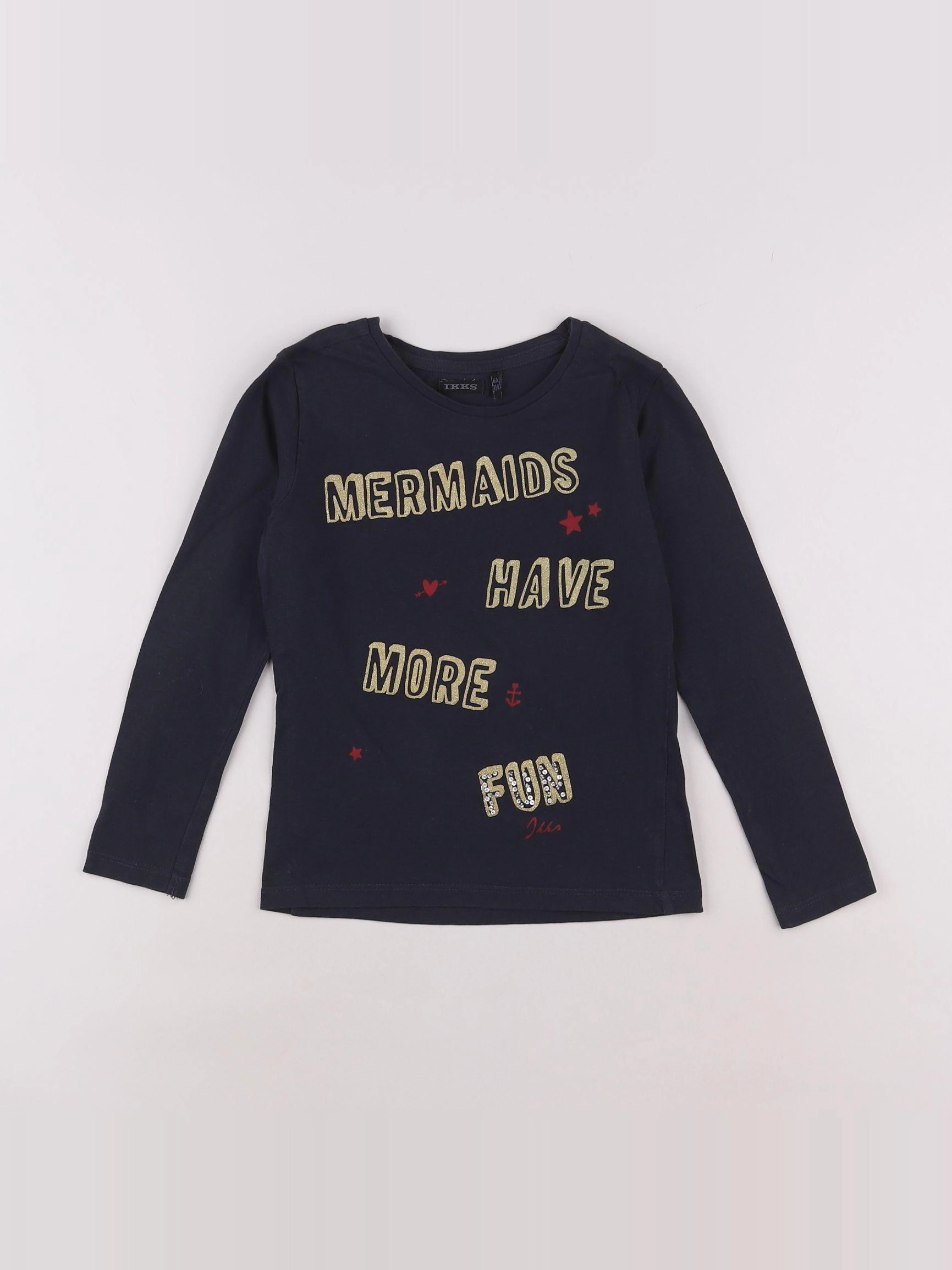 IKKS - tee-shirt bleu - 6 ans