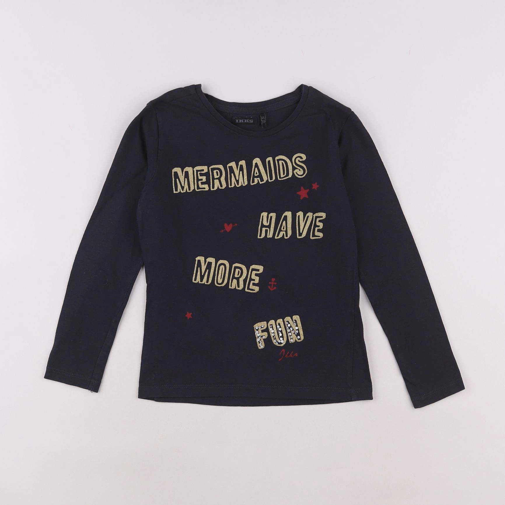 IKKS - tee-shirt bleu - 6 ans