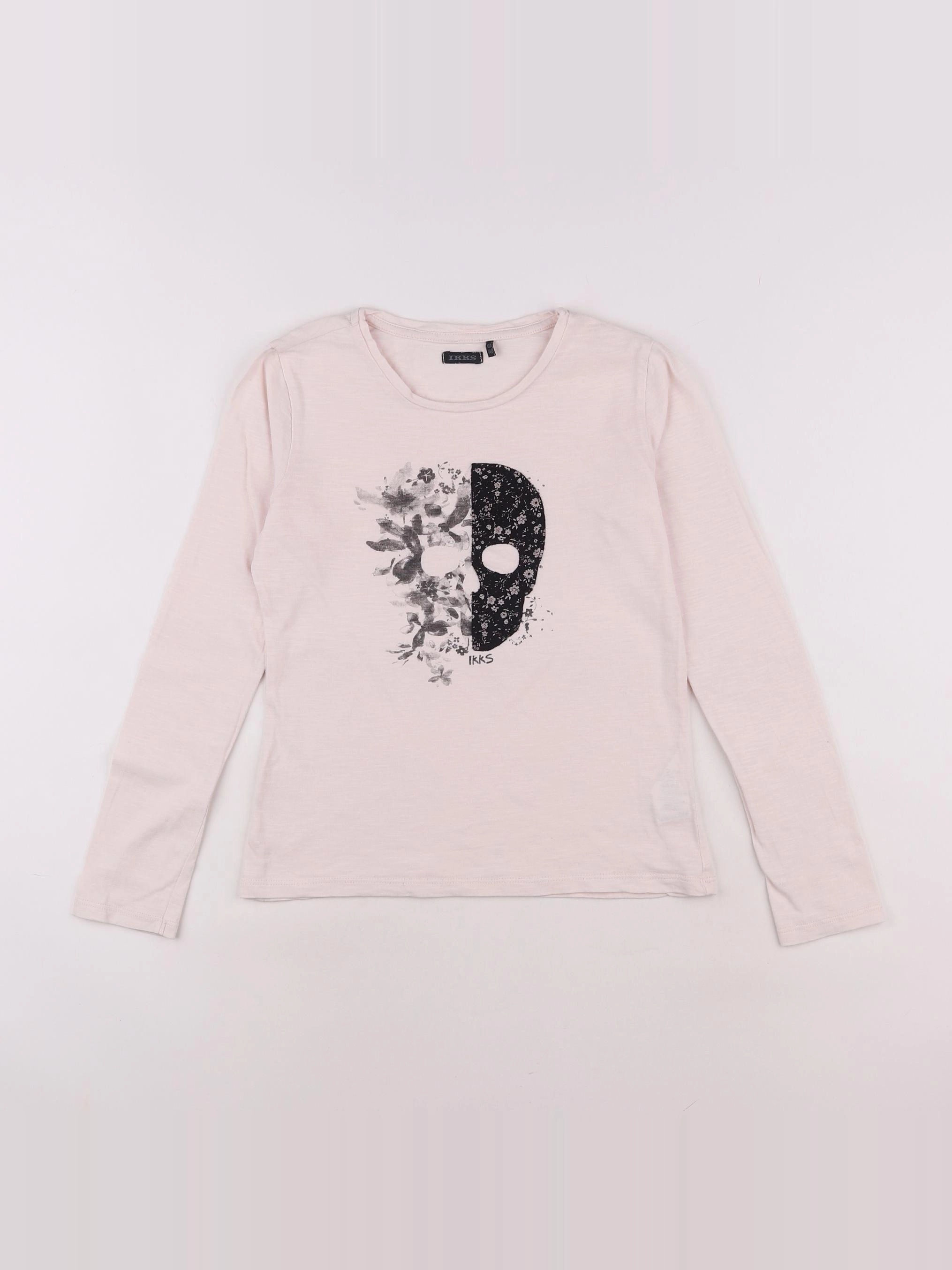 IKKS - tee-shirt rose - 10 ans