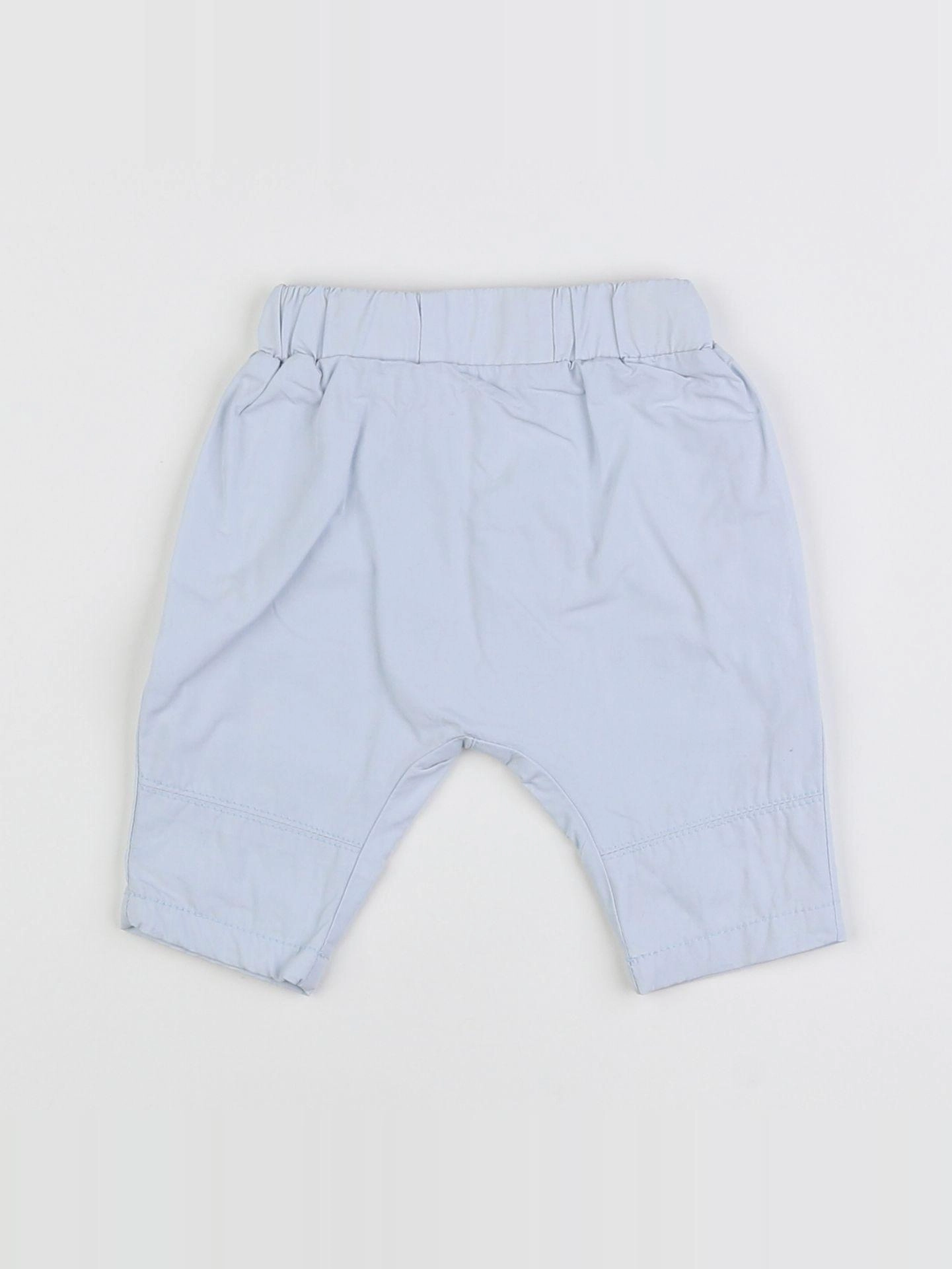 Vertbaudet - sarouel doublé bleu - 1 mois