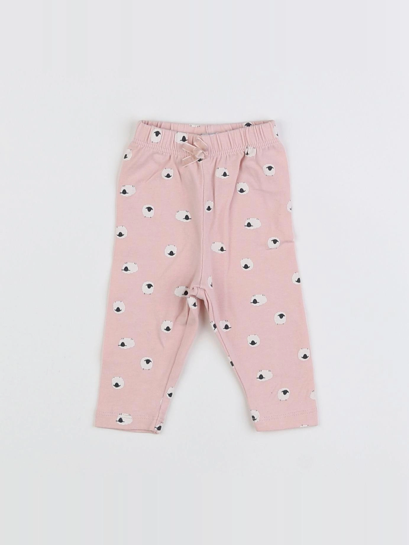 La Redoute - legging rose - 0/1 mois