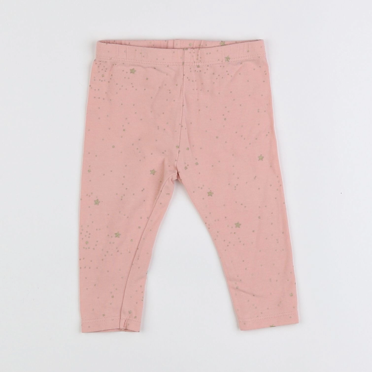 Vertbaudet - legging rose - 9 mois