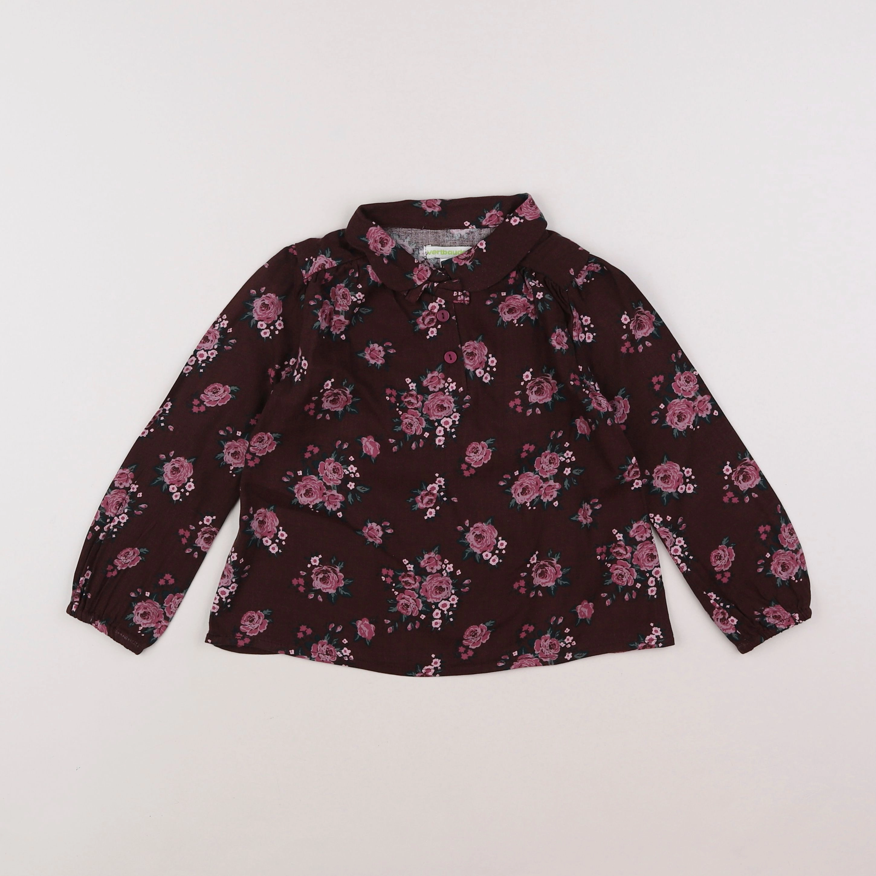 Vertbaudet - blouse violet - 4 ans