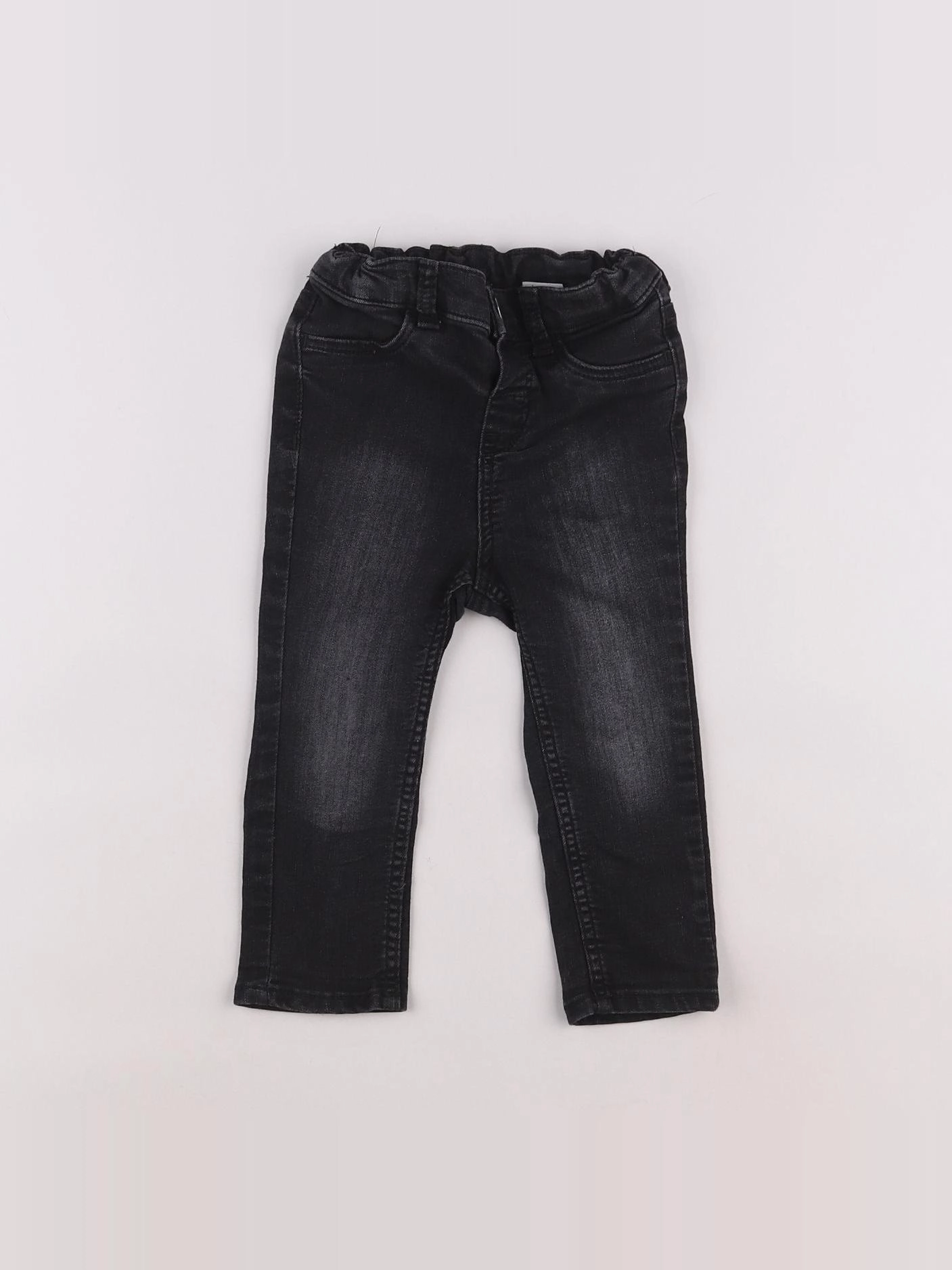 H&M - jean gris - 9/12 mois