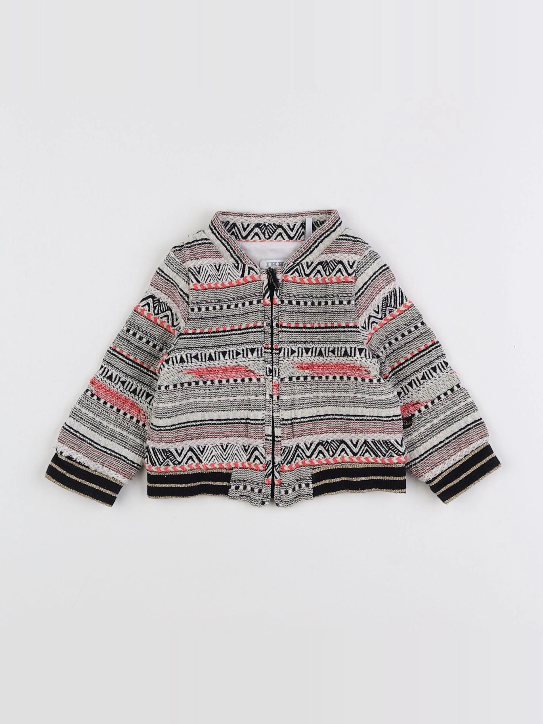 IKKS - gilet multicolore - 12 mois