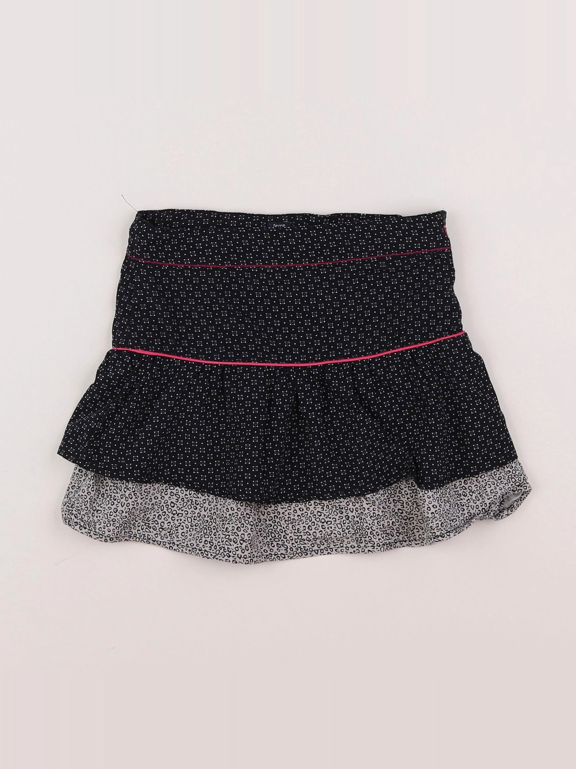 Terre de marins - jupe noir - 4 ans