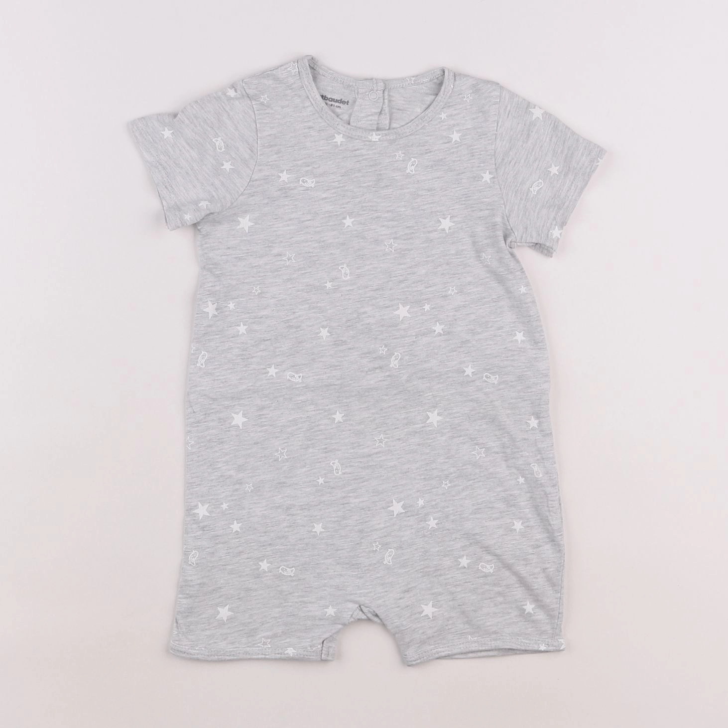 Vertbaudet - pyjama coton gris - 18 mois