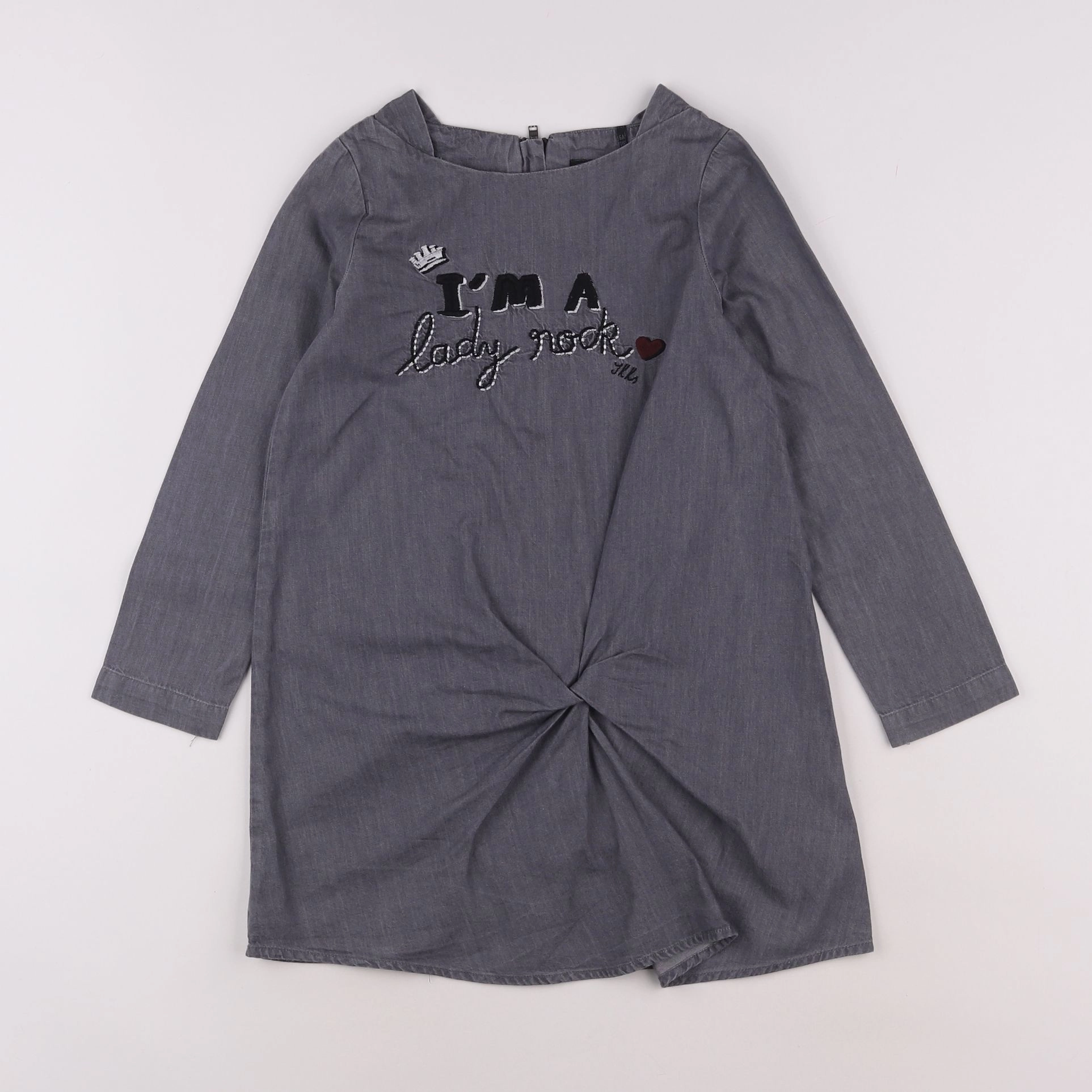 IKKS - robe gris - 6 ans