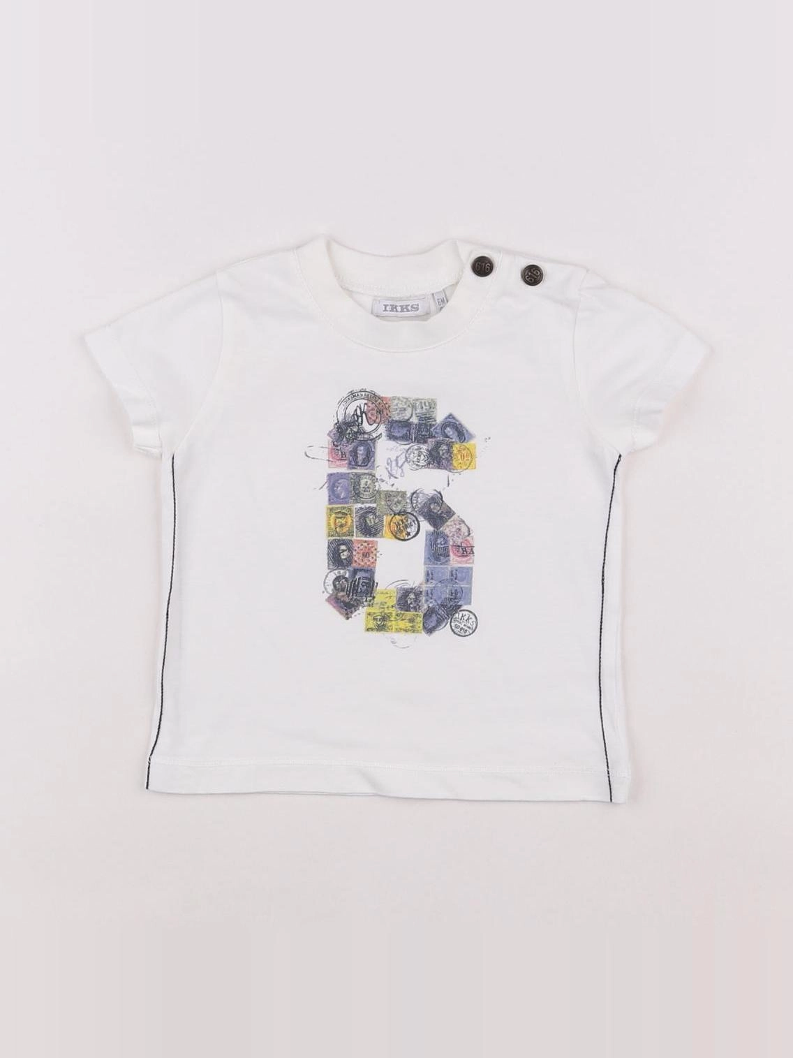 IKKS - tee-shirt blanc - 6 mois