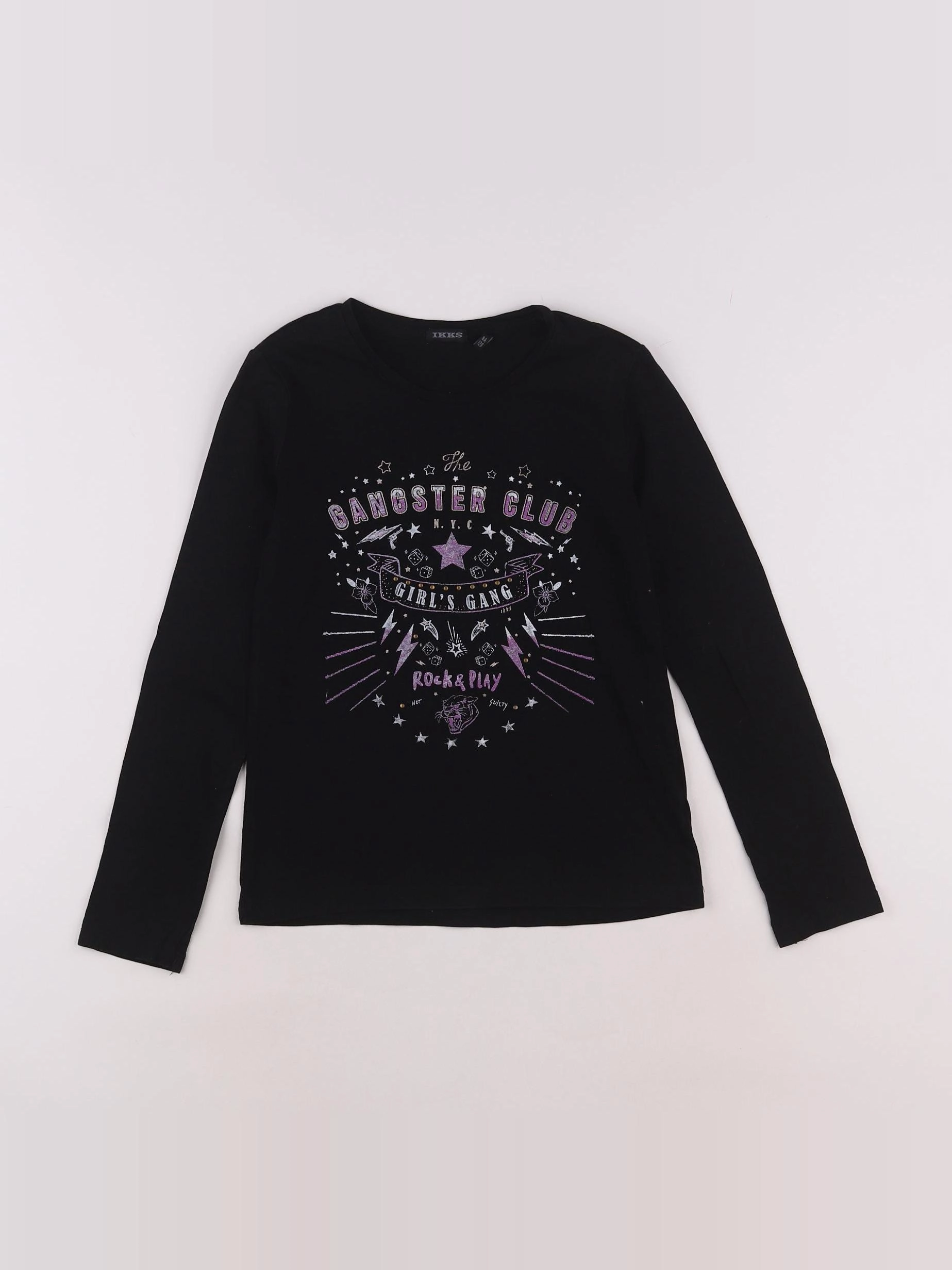 IKKS - tee-shirt noir - 8 ans