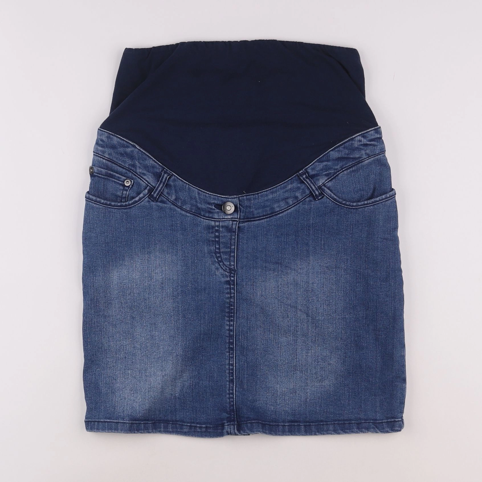 Vertbaudet - jupe grossesse bleu - 36