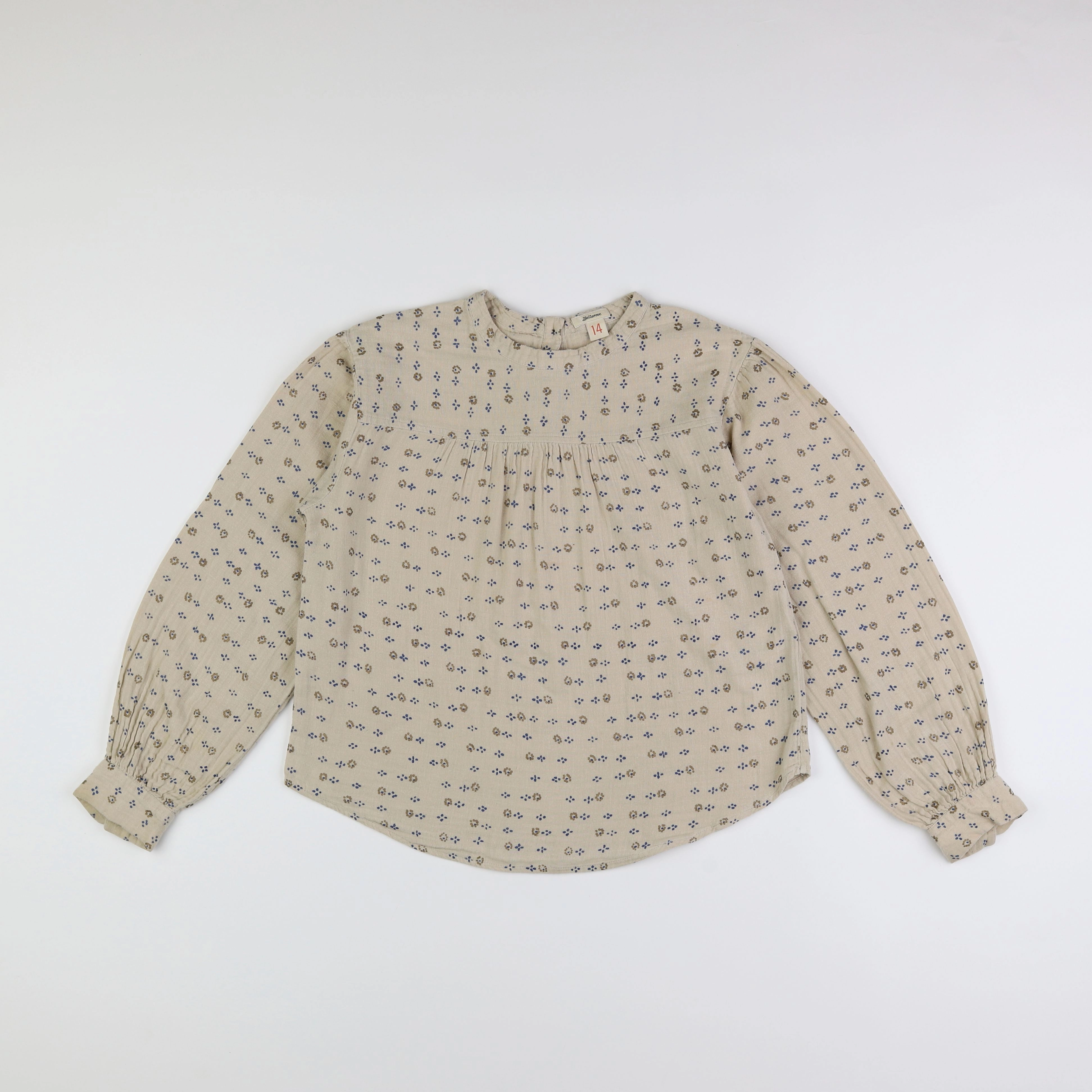 Bellerose - blouse beige - 14 ans