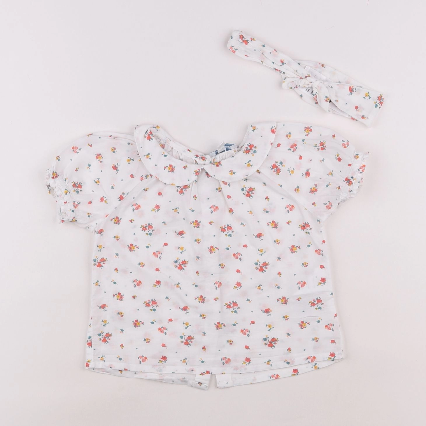 Vertbaudet - blouse blanc - 18 mois